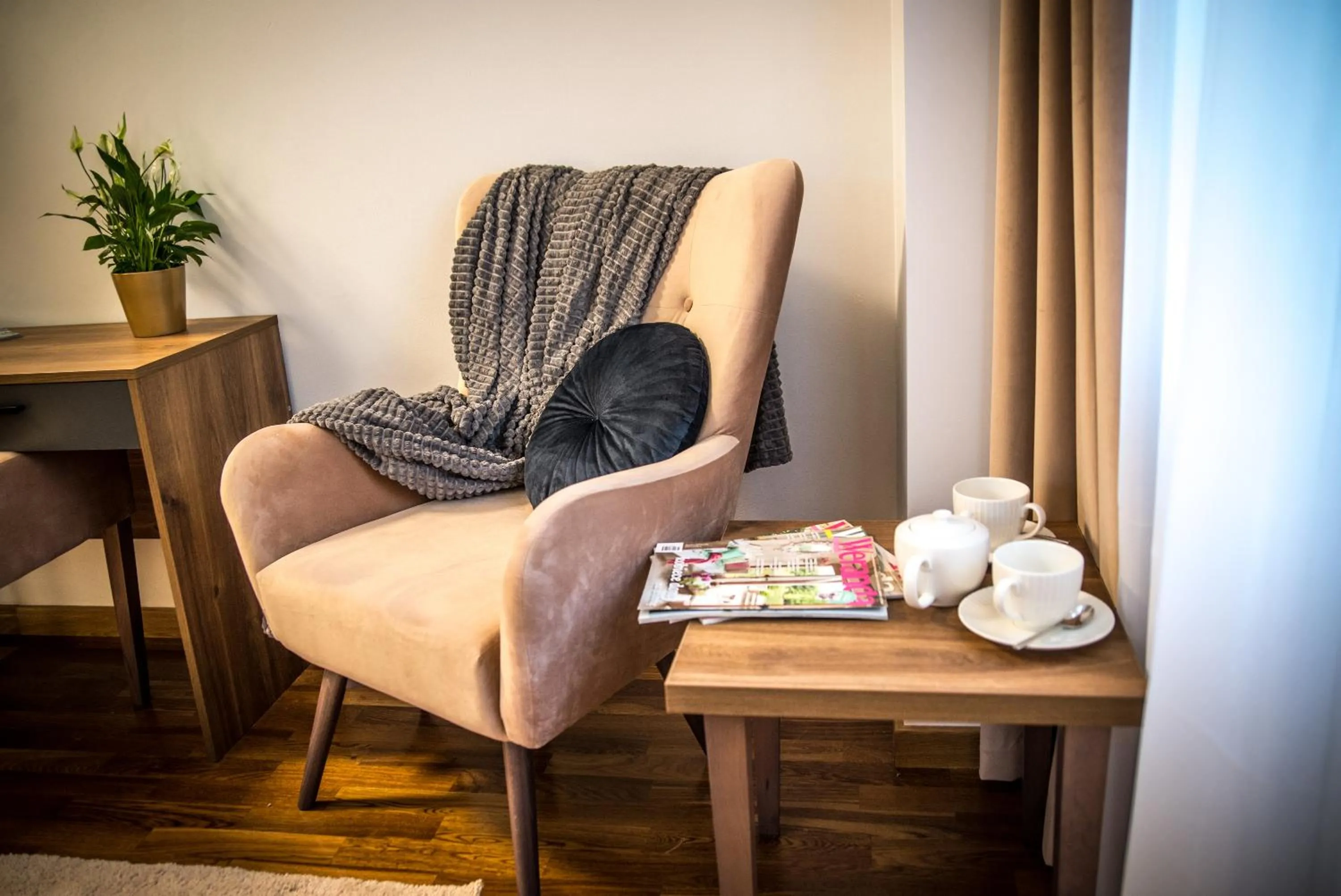Seating area in Hotel Sukcesor