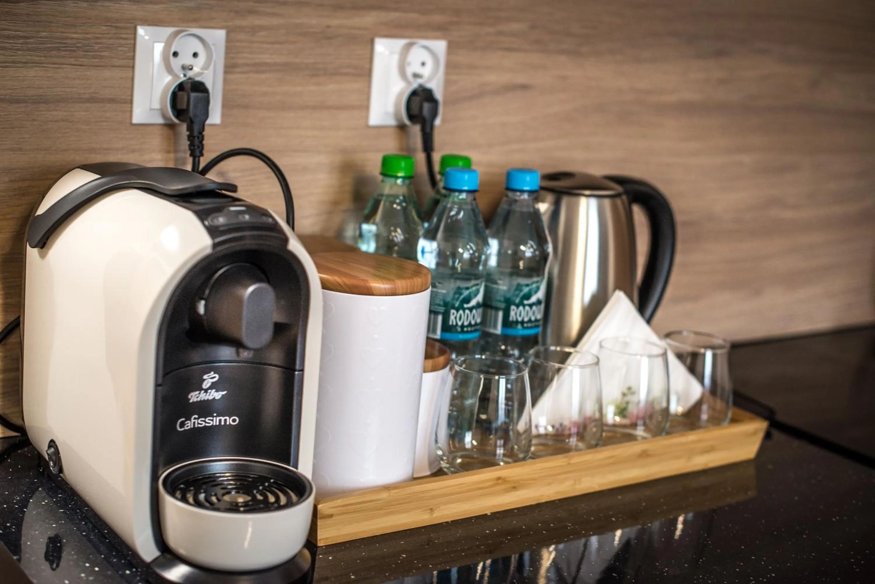 Coffee/tea facilities in Hotel Sukcesor