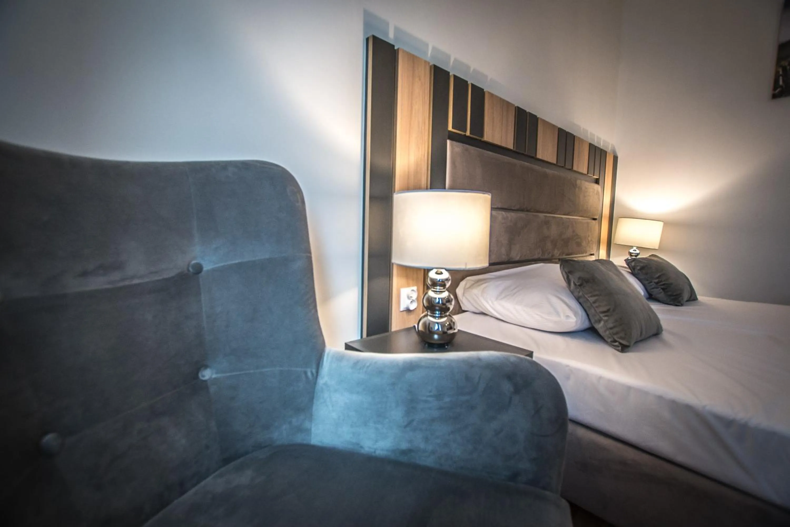 Bed in Hotel Sukcesor