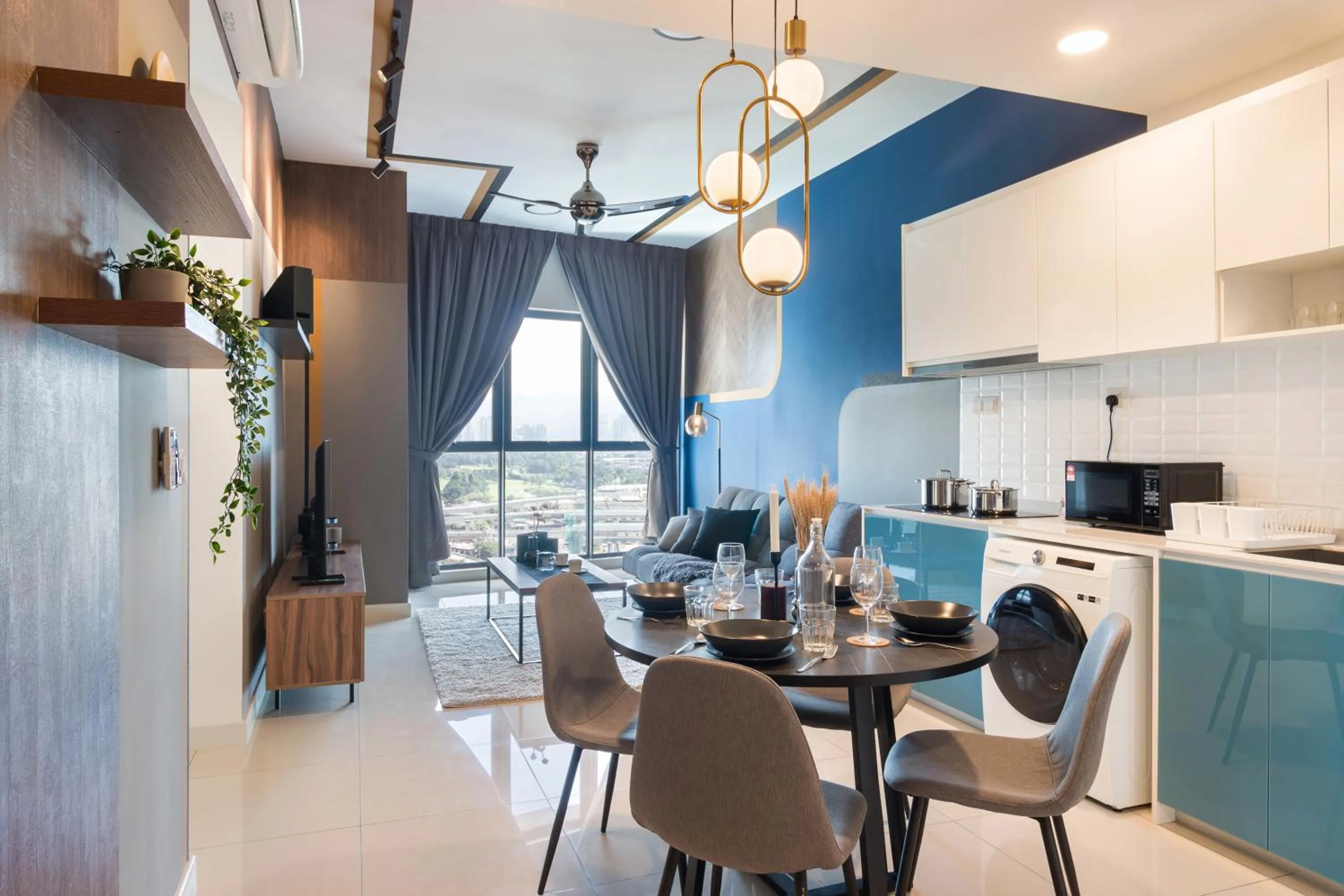 kitchen in Continew Residensi by Airhost