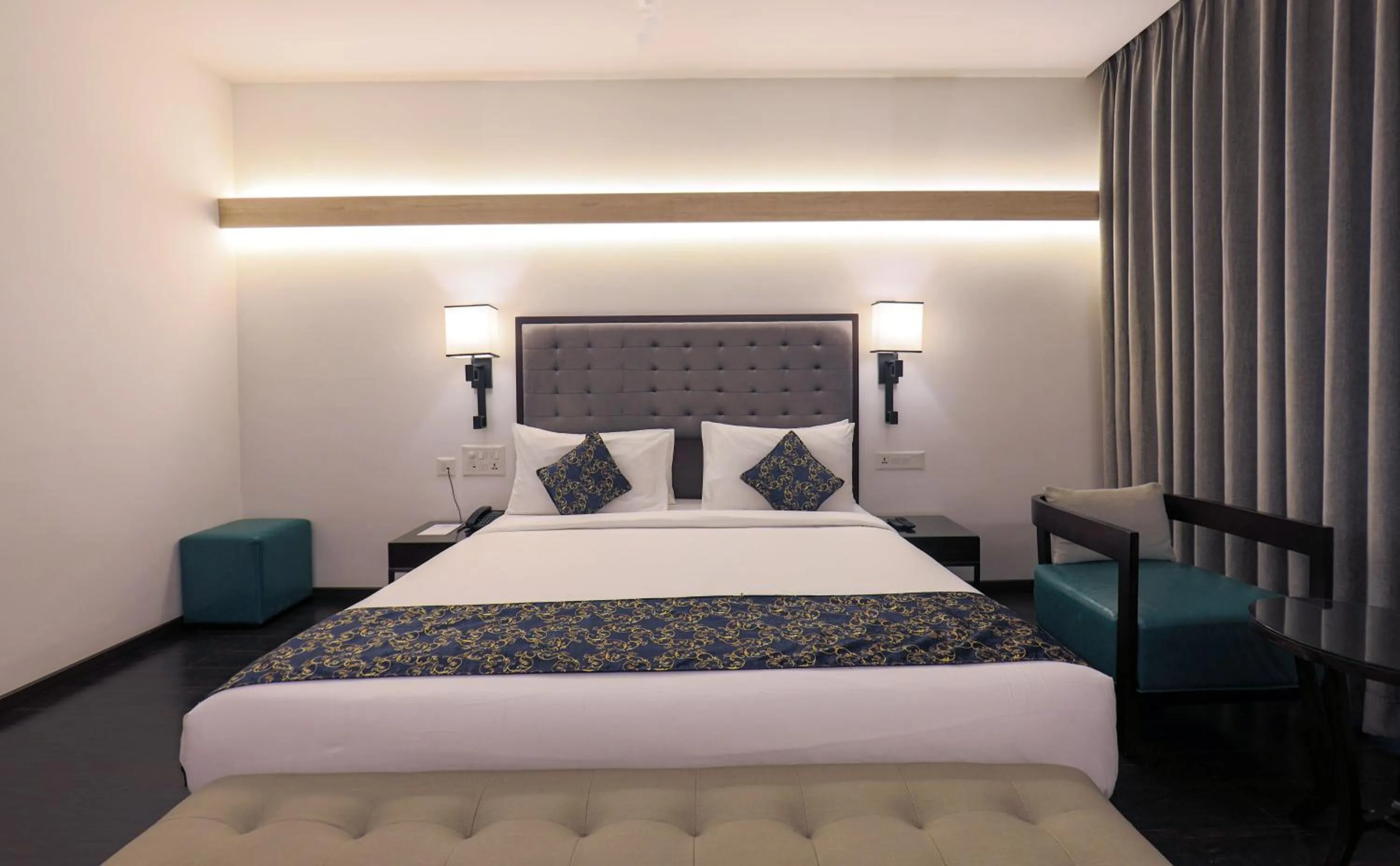 Bed in Hotel Deccan Serai Grande, Gachibowli, Hyderabad