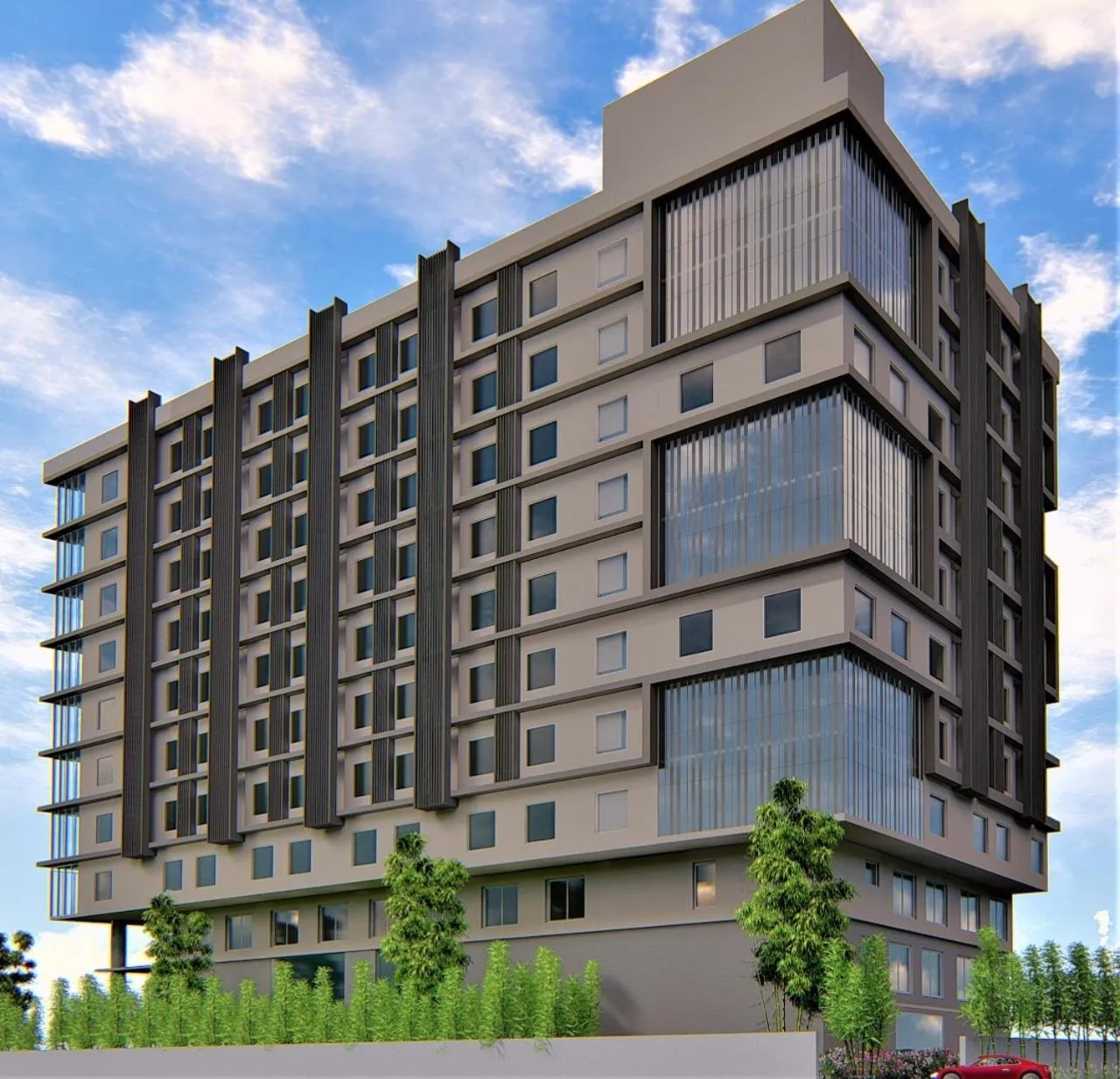 Property building in Hotel Deccan Serai Grande, Gachibowli, Hyderabad