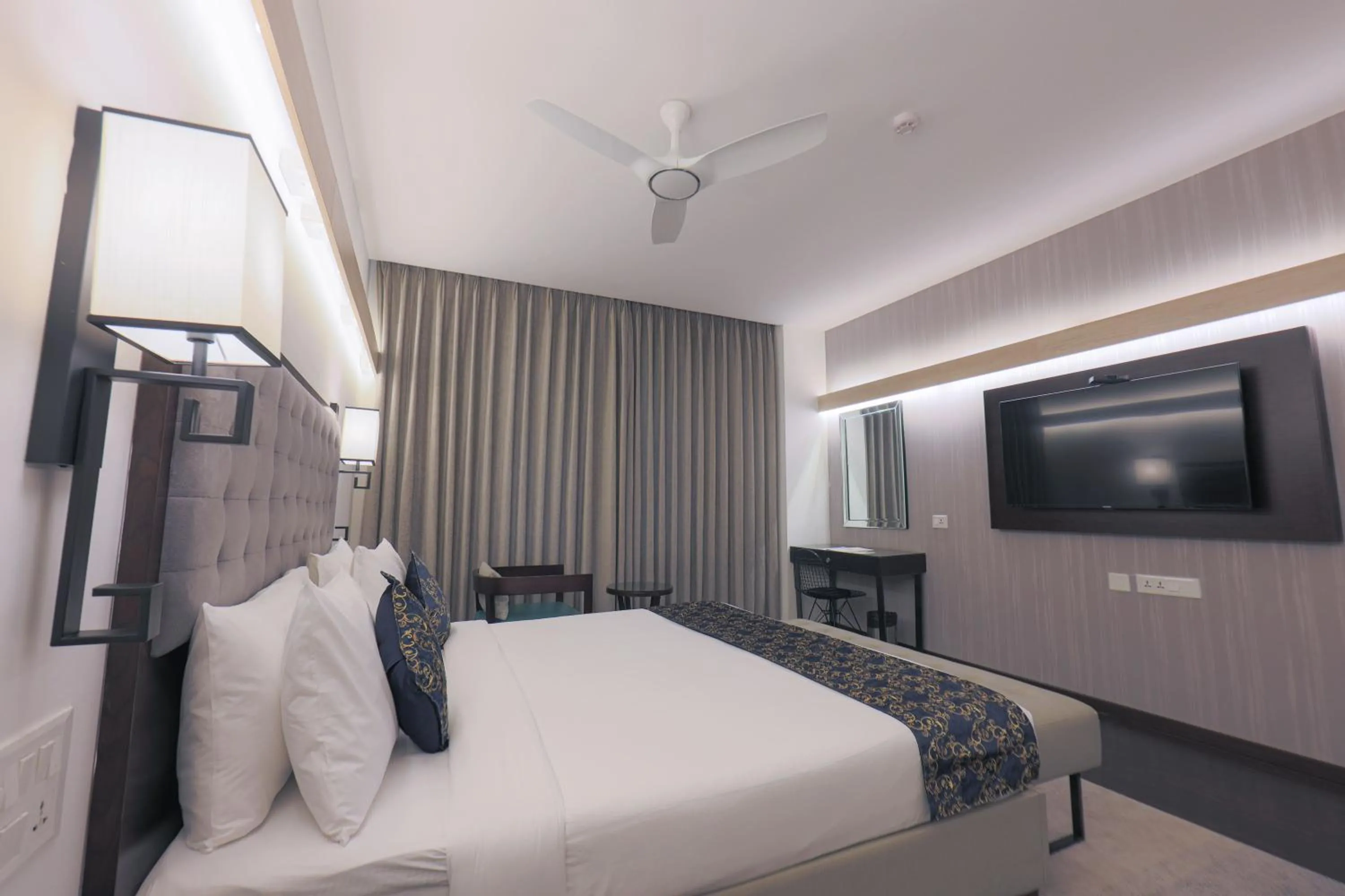 Bed in Hotel Deccan Serai Grande, Gachibowli, Hyderabad