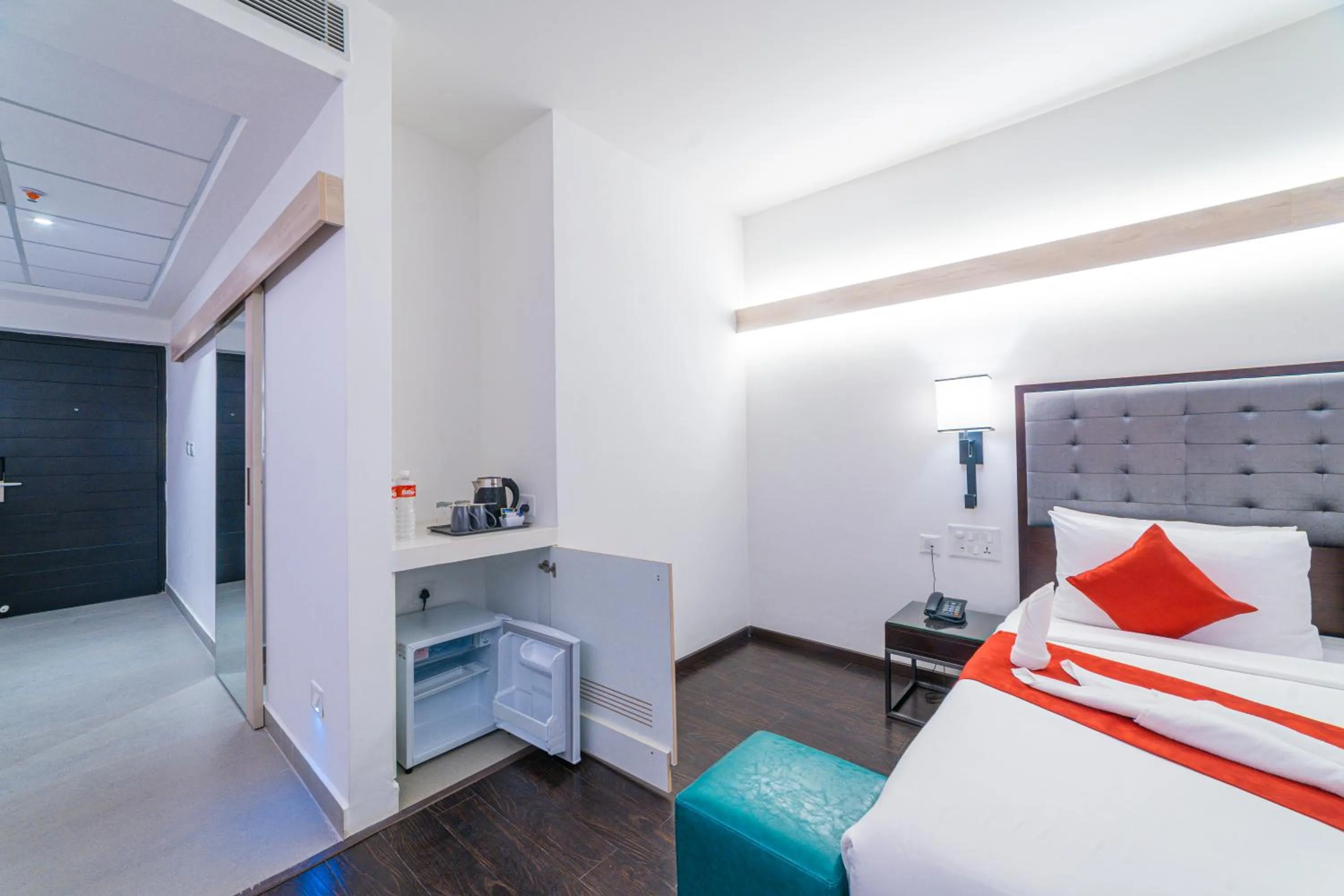 Bed in Hotel Deccan Serai Grande, Gachibowli, Hyderabad