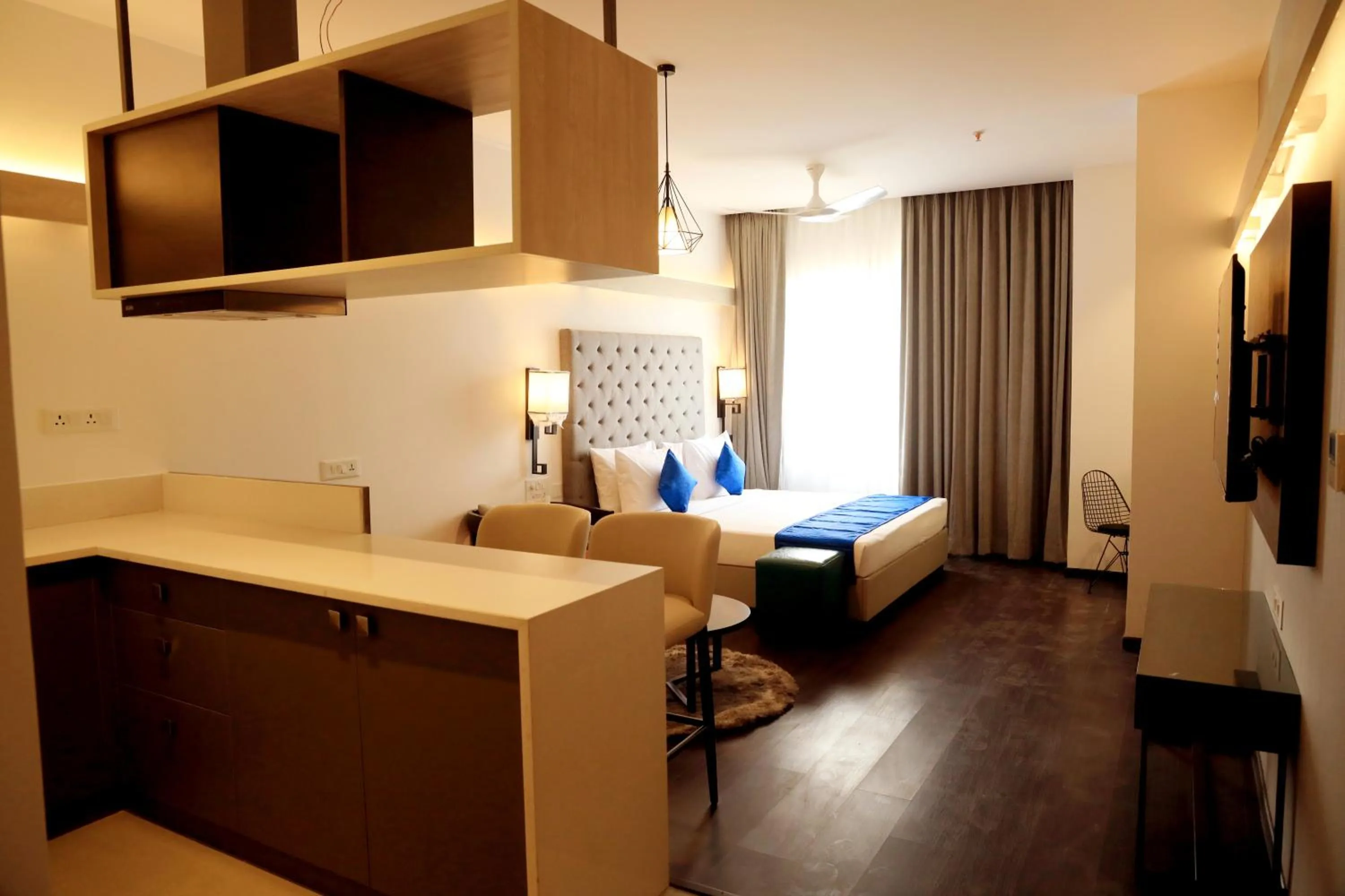 Photo of the whole room, Bed in Hotel Deccan Serai Grande, Gachibowli, Hyderabad