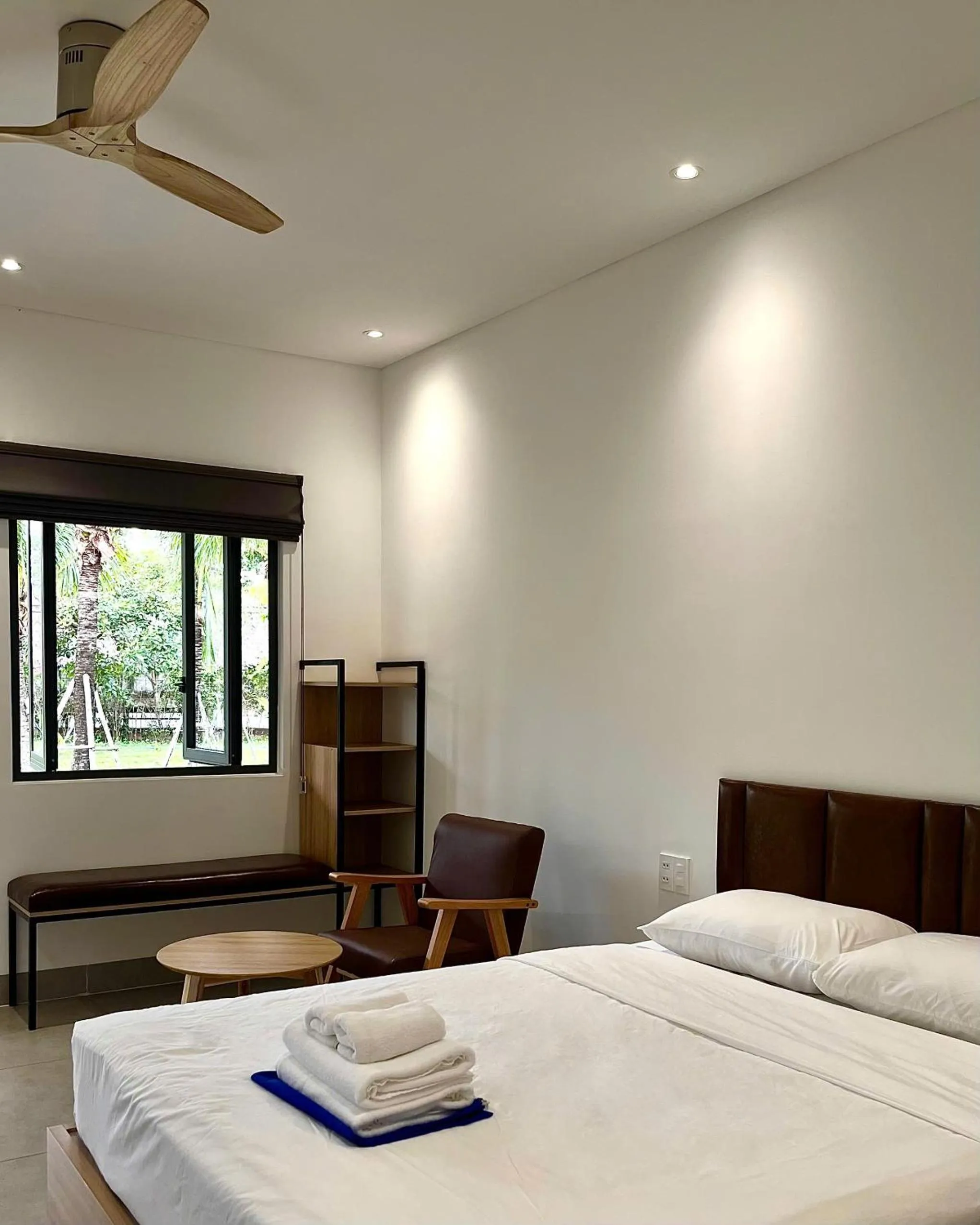 Bed in Minh Hai Resort