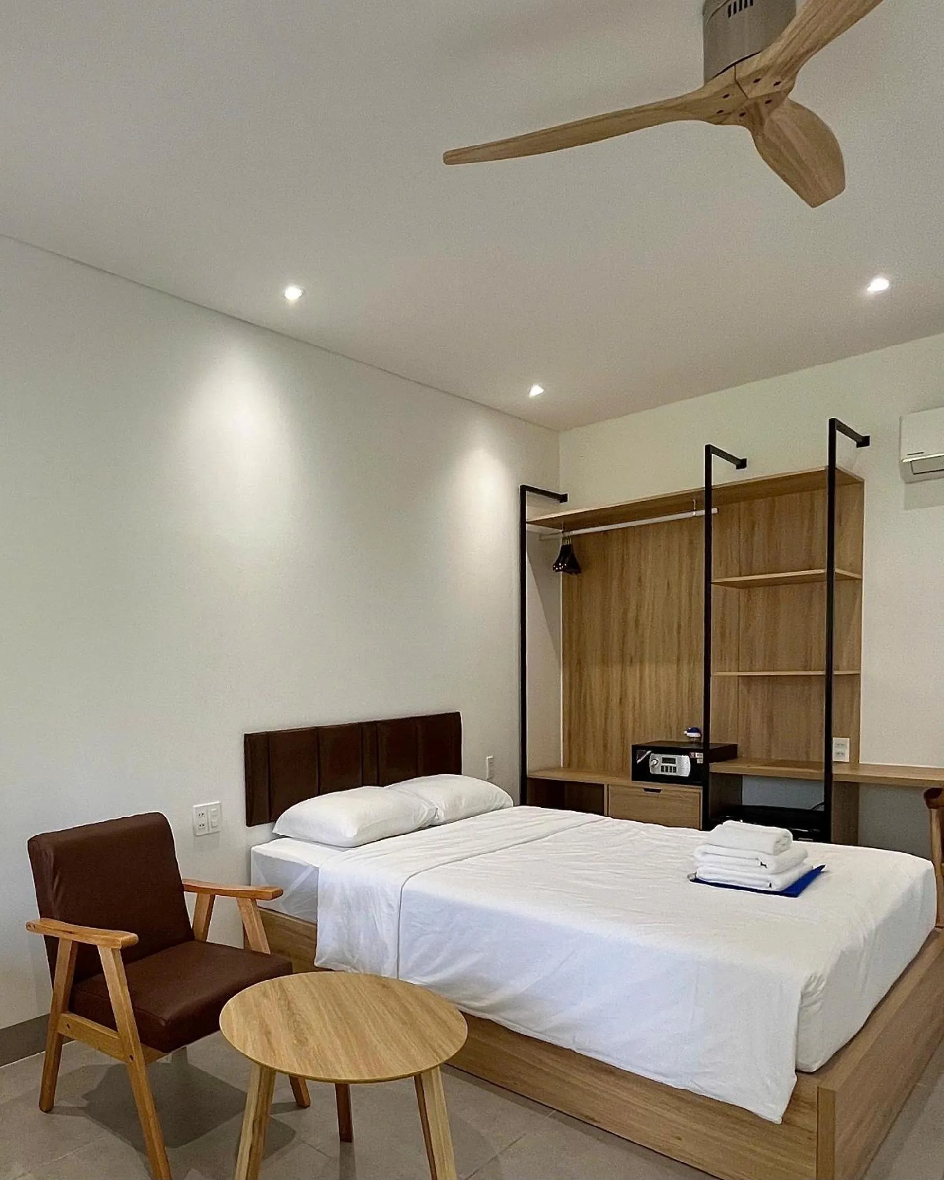 Bed in Minh Hai Resort