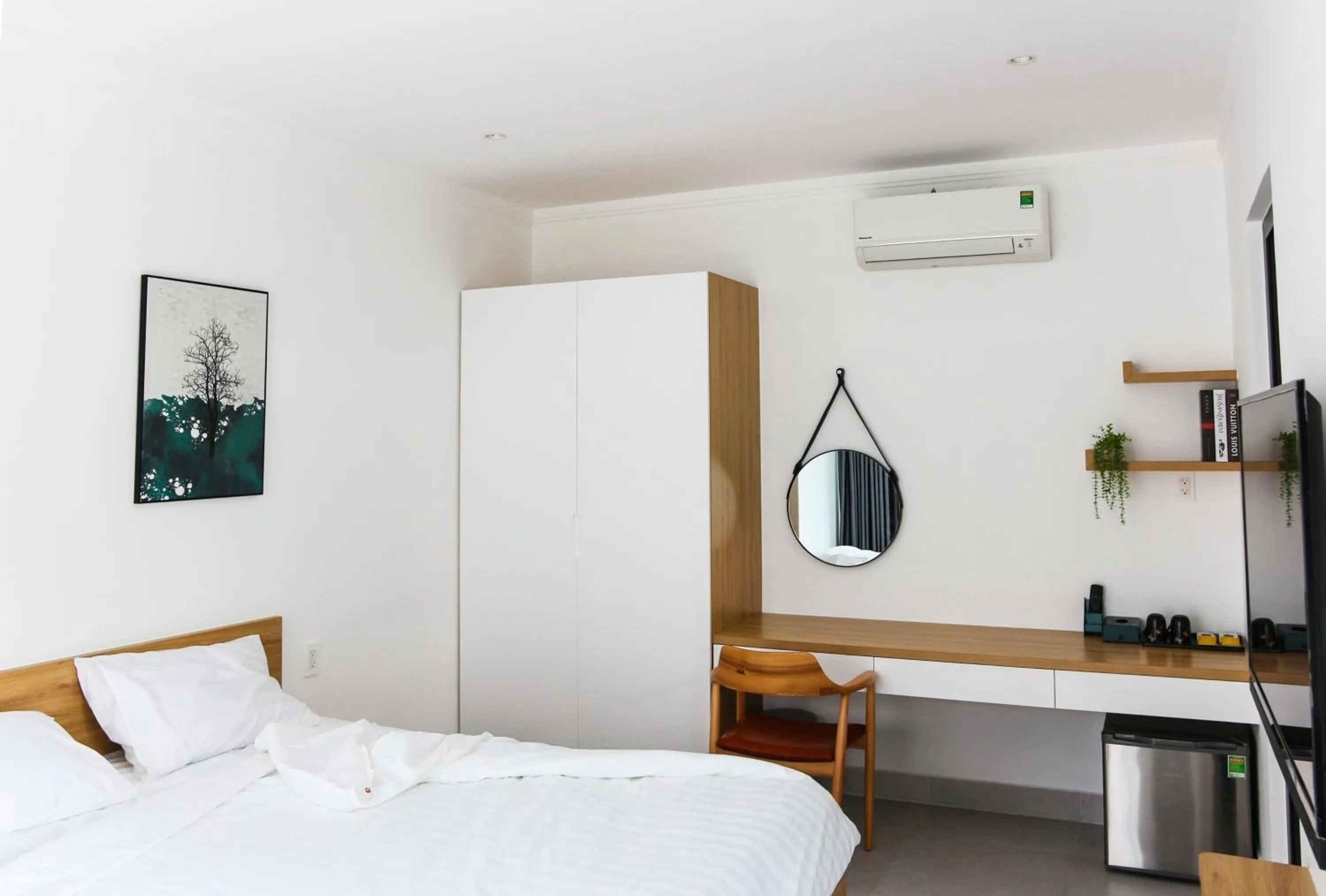 Bed in Minh Hai Resort