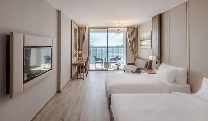 Bed in Panorama apartment Nha Trang
