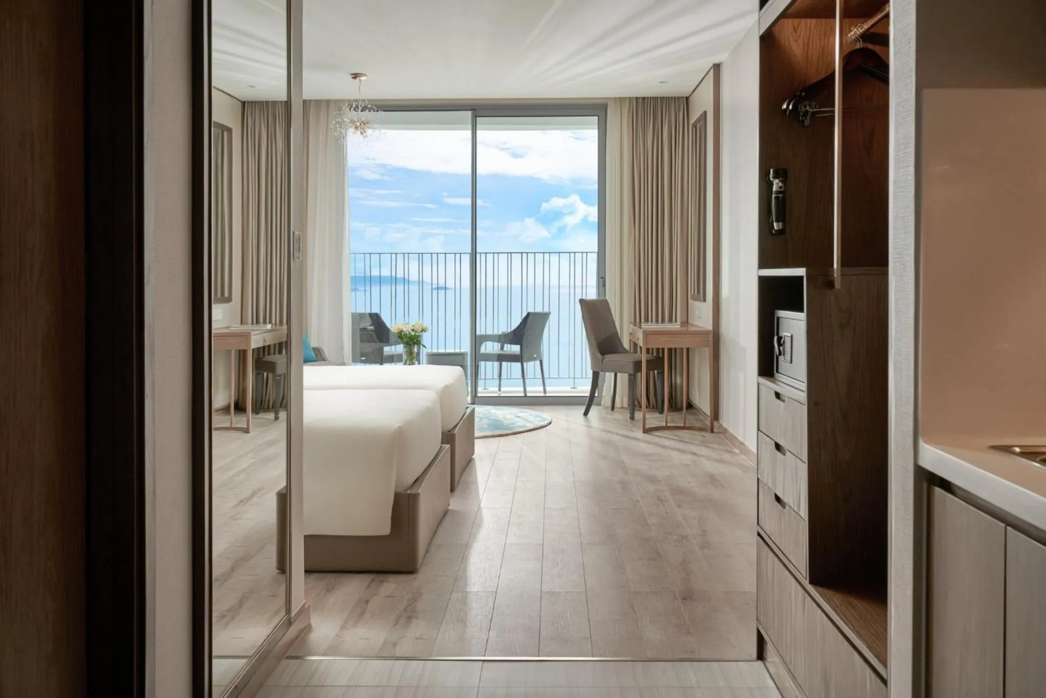 Bed in Panorama apartment Nha Trang