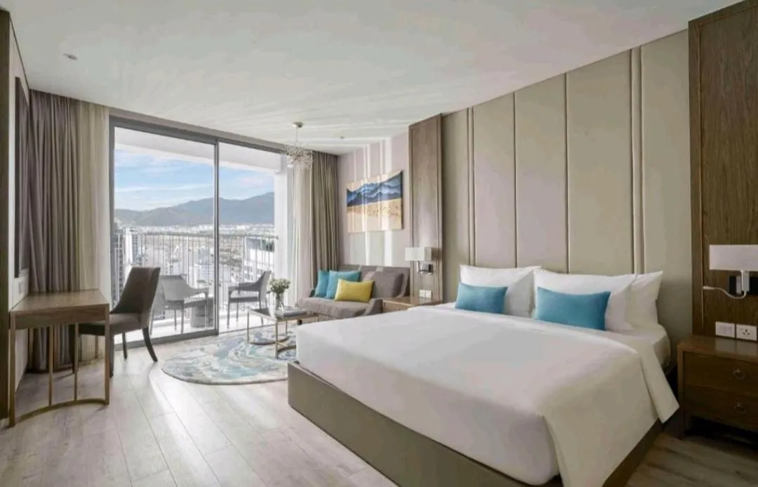 Bed in Panorama apartment Nha Trang