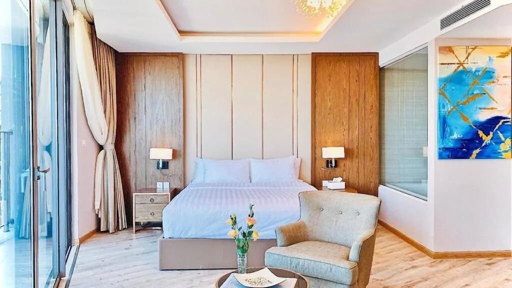Bed in Panorama apartment Nha Trang