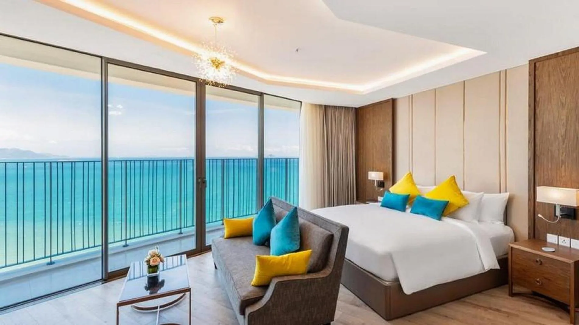 Bed in Panorama apartment Nha Trang