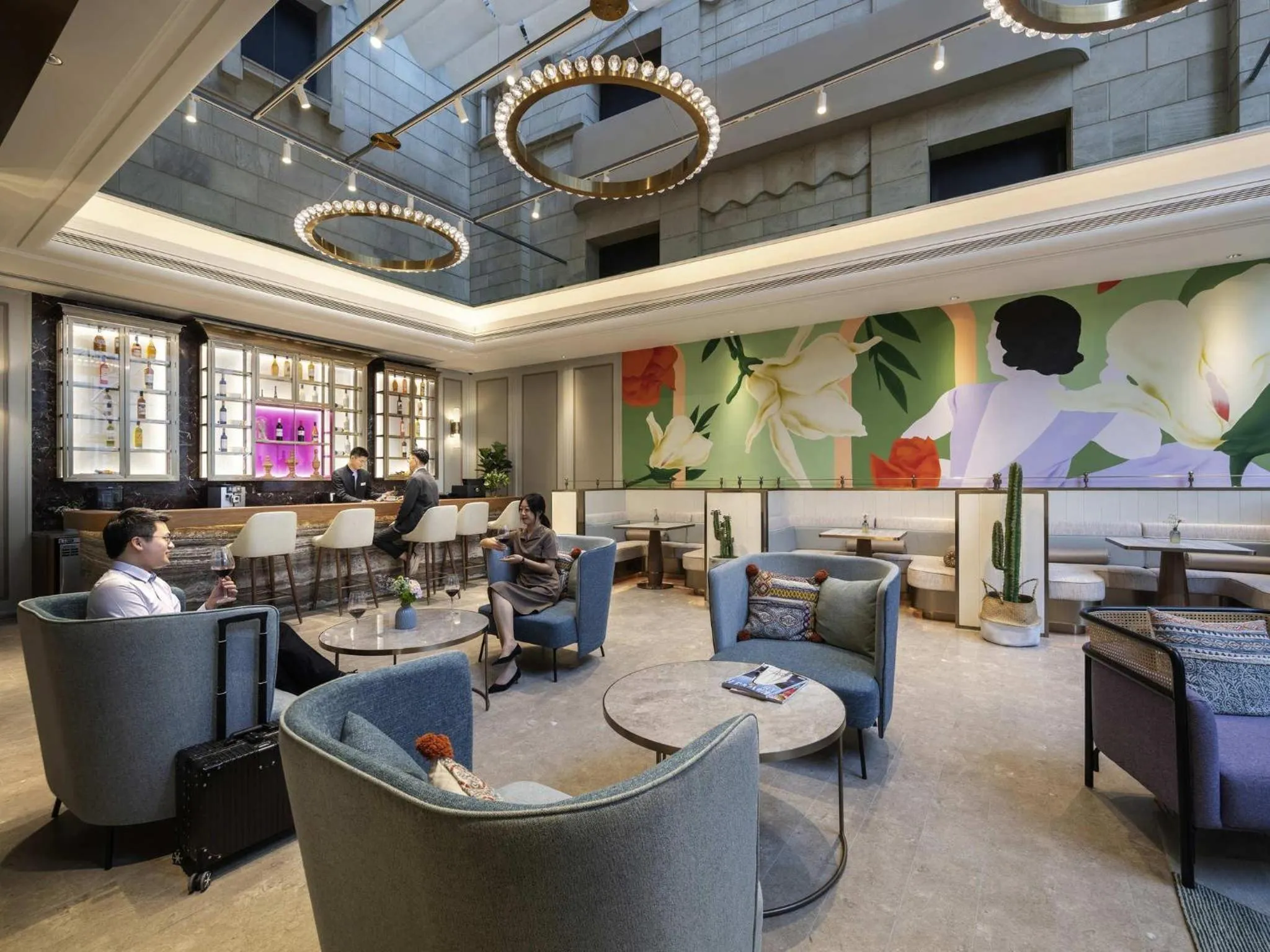 Lounge or bar in Mercure Shanghai Jinqiao