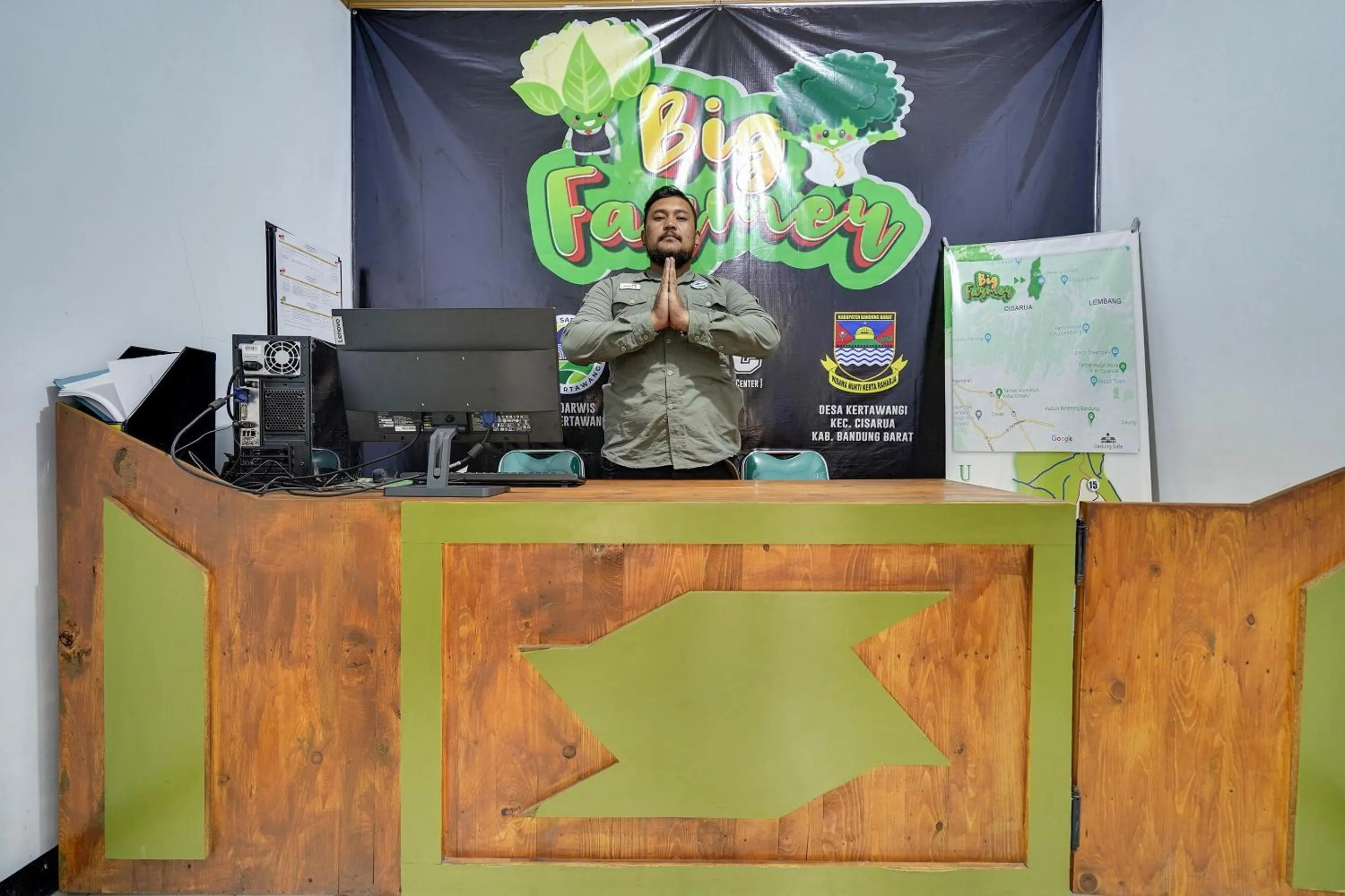 Lobby or reception in OYO Homes 91156 Eco Tourism Big Farmer Desa Kertawangi Syariah