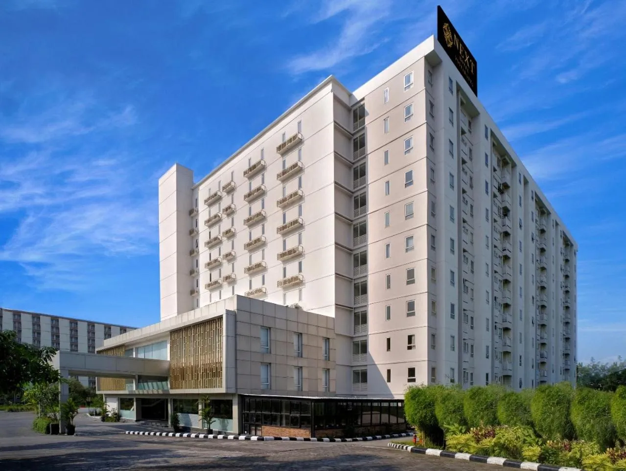 Property building in Next Hotel Yogyakarta