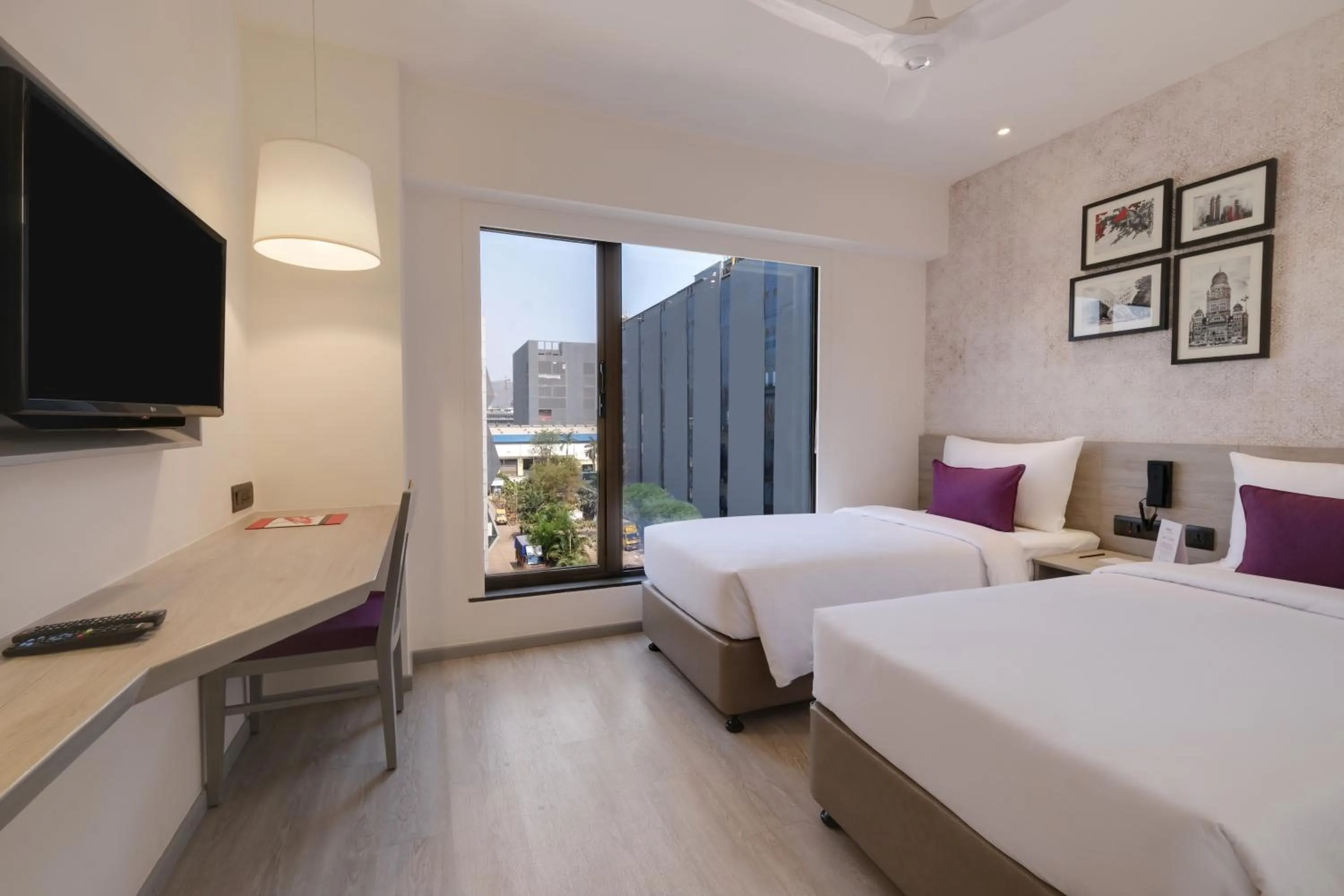 Bed in 7 Apple Hotel Mahape, Navi Mumbai