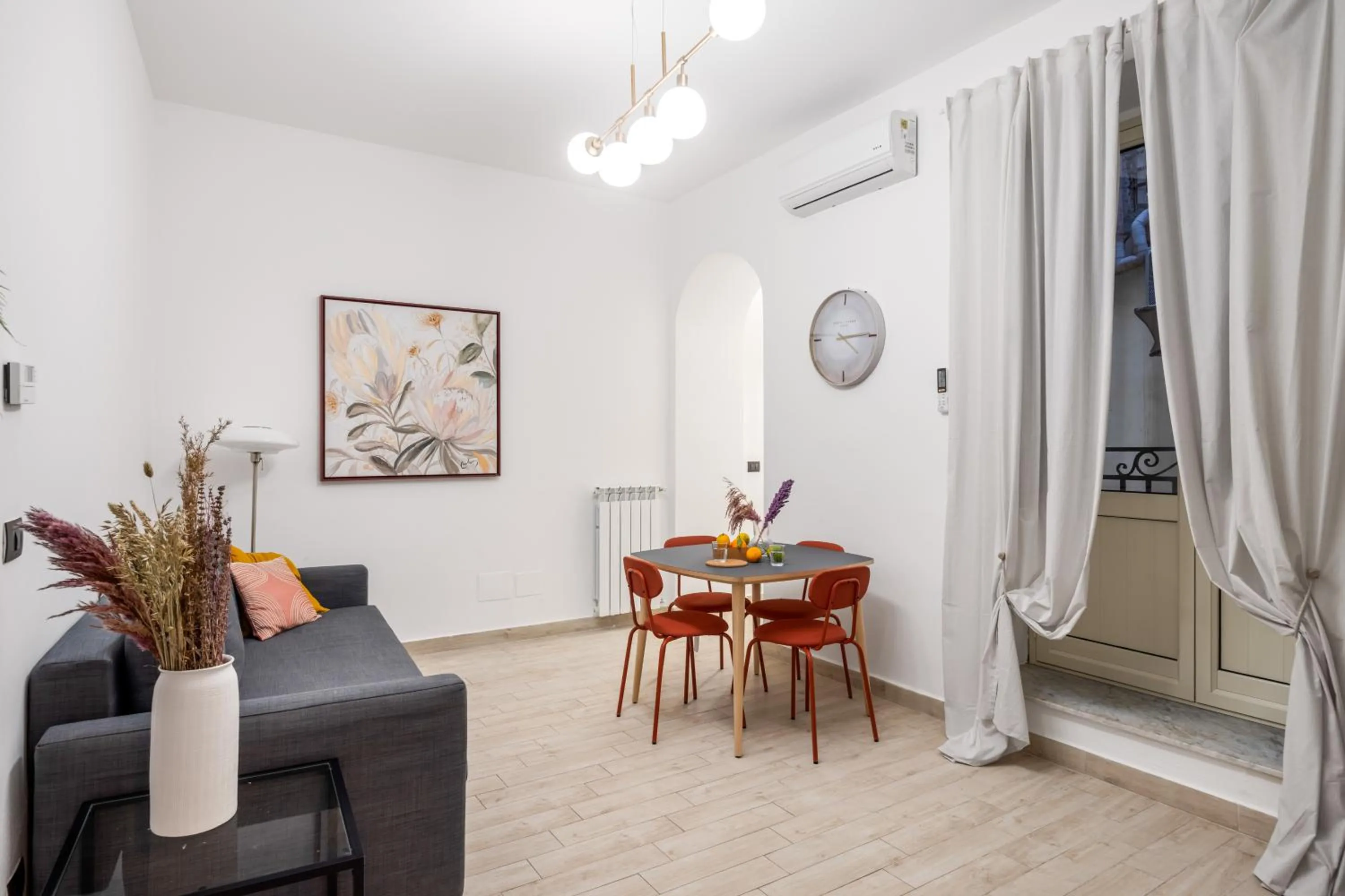Living room in Open Sicily Residence - Central Apartments Near Quattro Canti