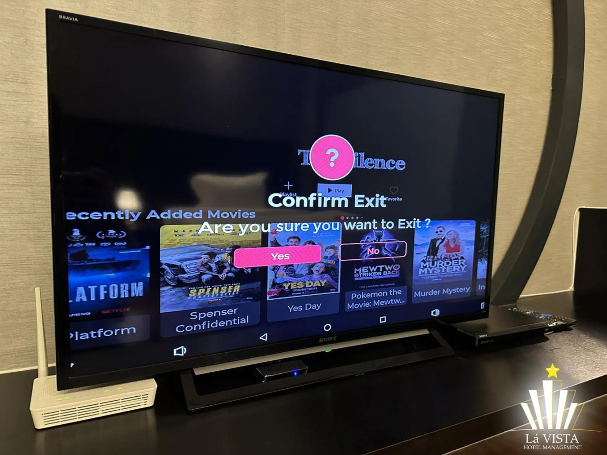 TV and multimedia in The Shore Hotel & Residences By Lá VISTA