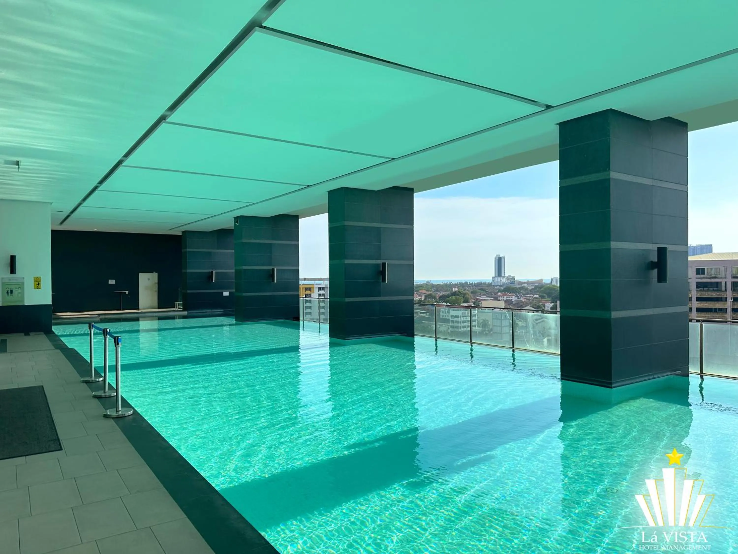 Pool view in The Shore Hotel & Residences By Lá VISTA