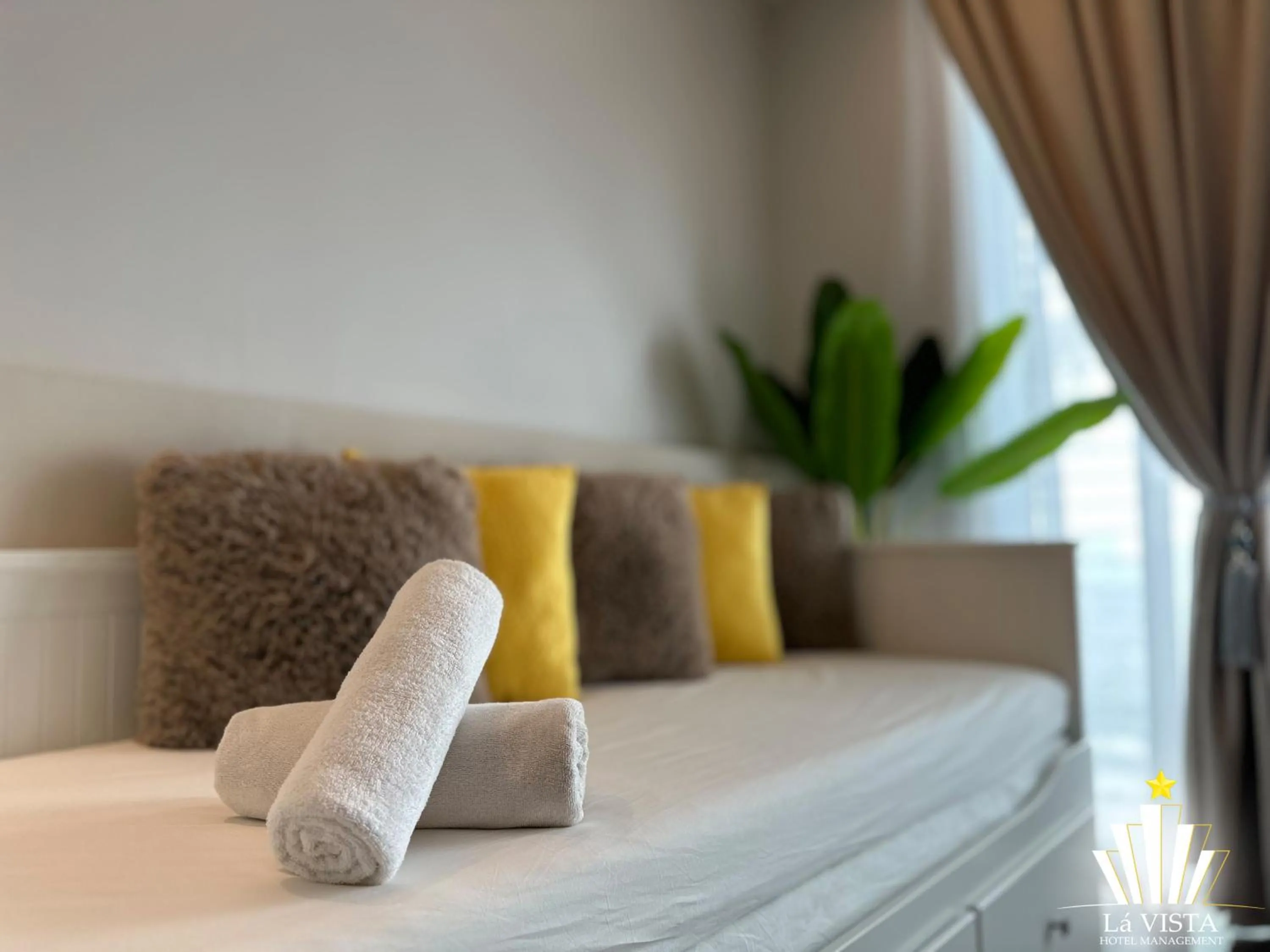 Bedroom, Bed in The Shore Hotel & Residences By Lá VISTA