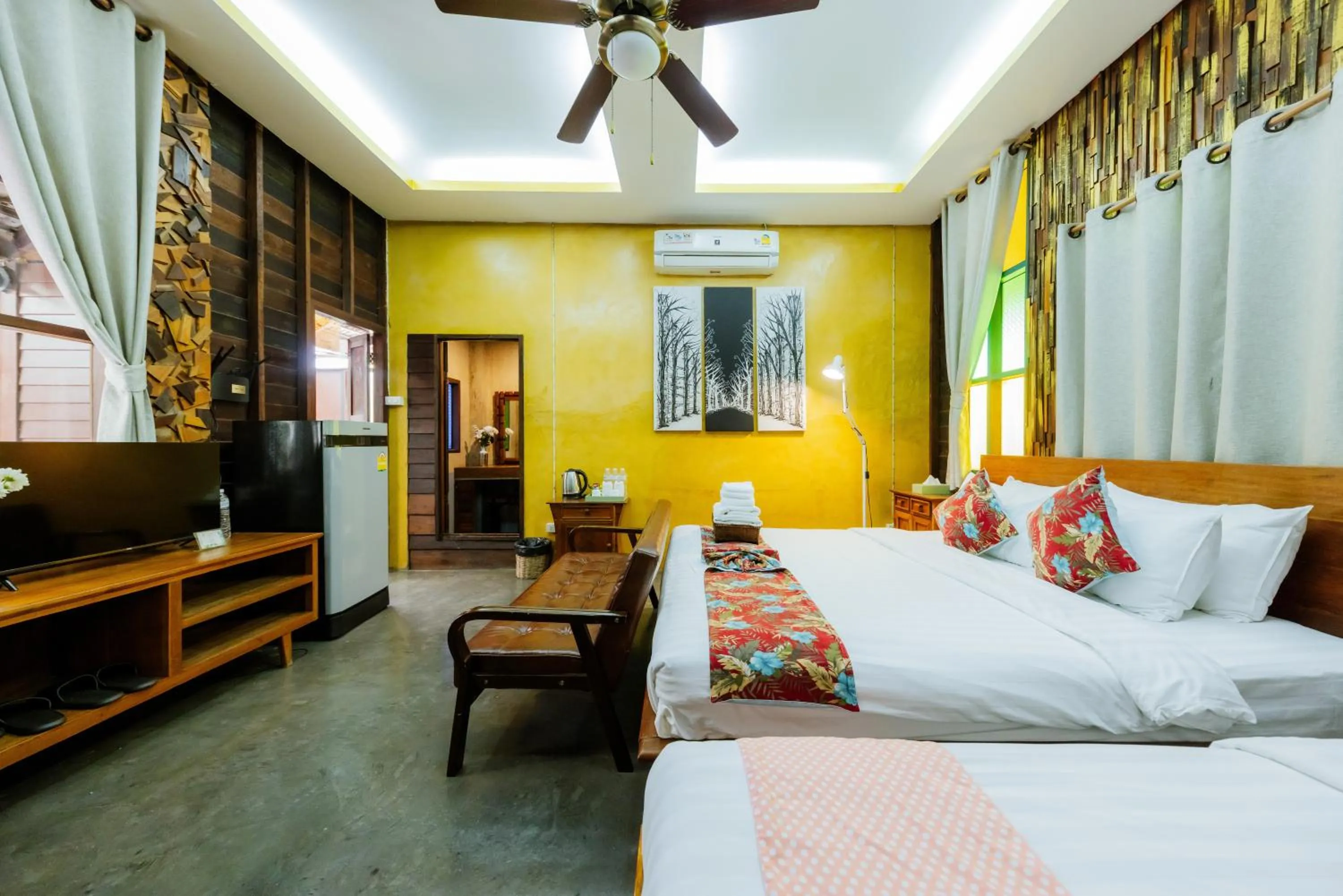 Bedroom, Bed in Teewana Resort Chiang Mai