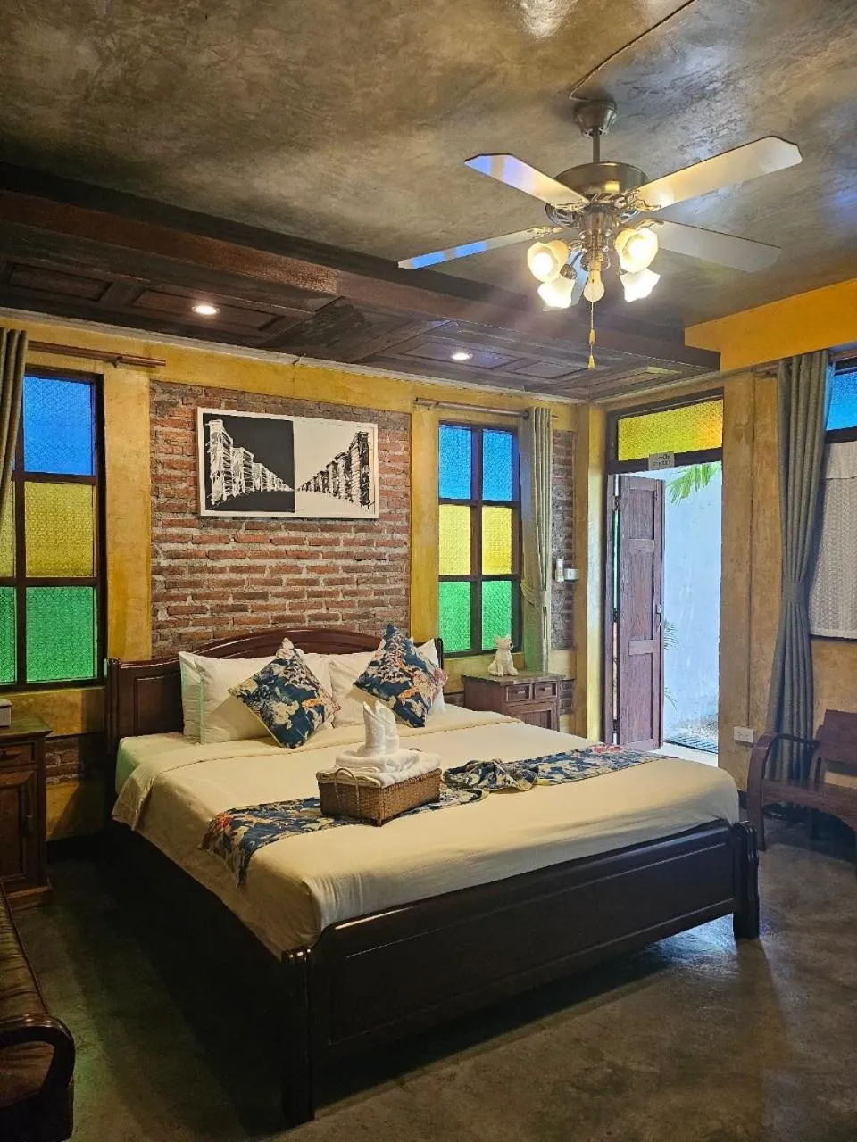 Bed in Chiang Mai Las Orquideas Resort