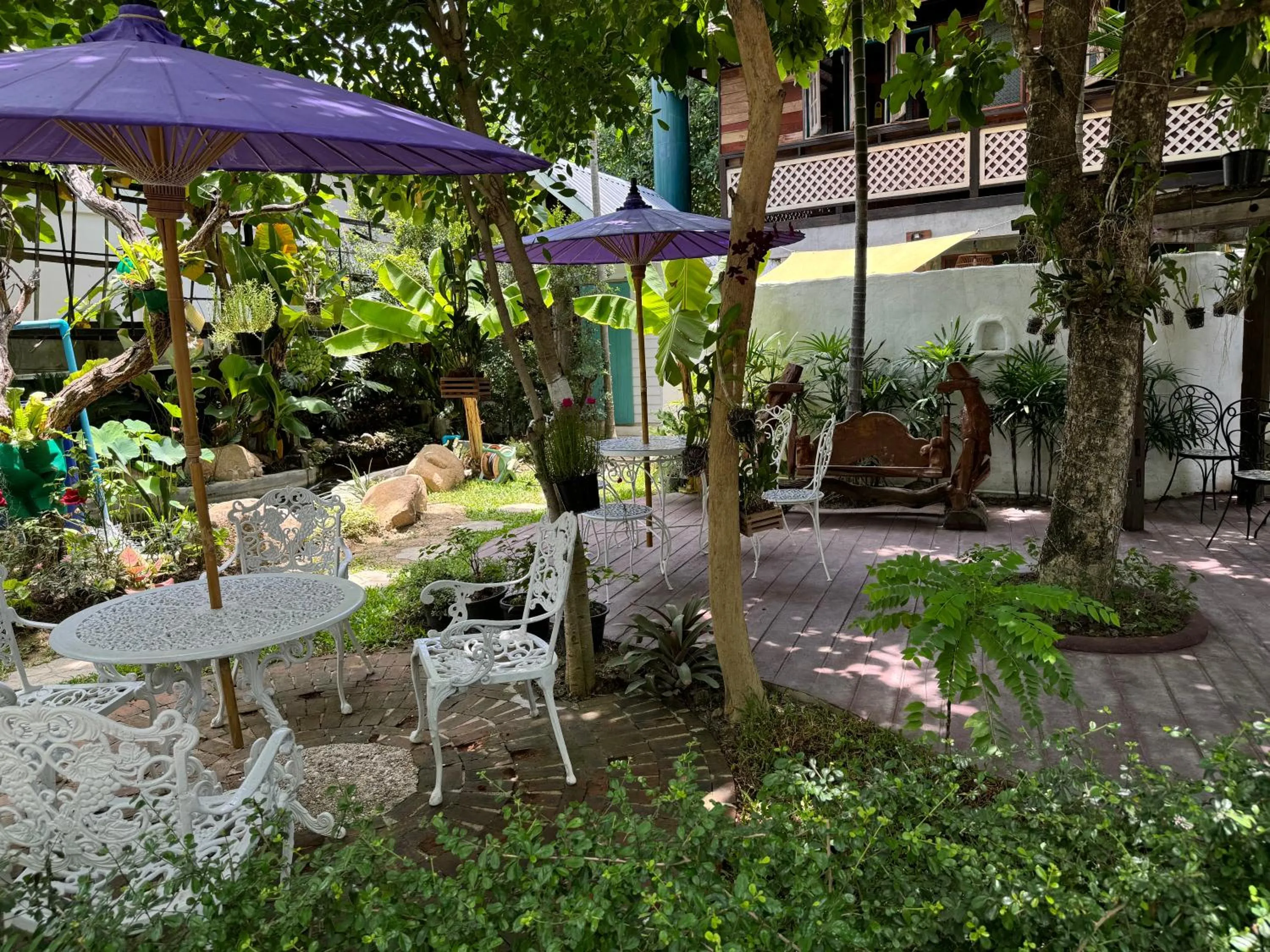 Garden in Chiang Mai Las Orquideas Resort