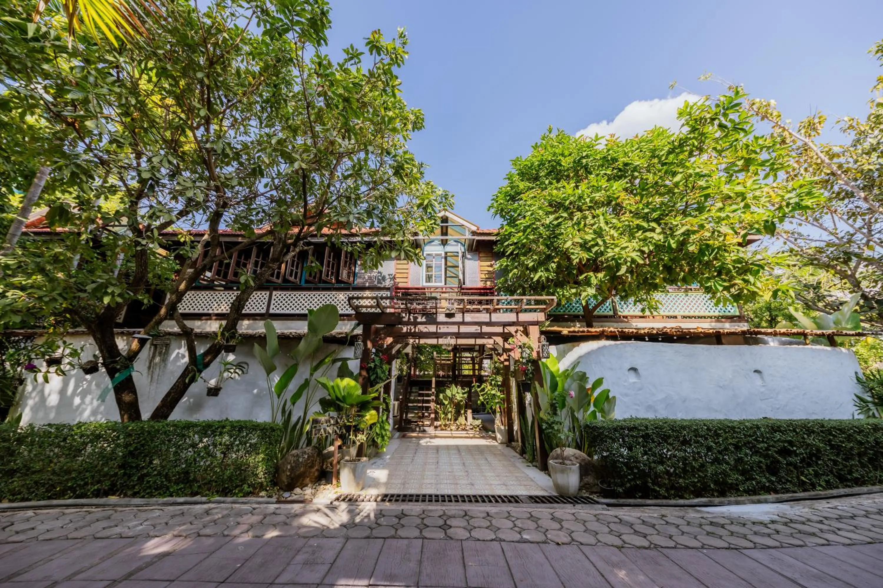 Facade/entrance in Teewana Resort Chiang Mai
