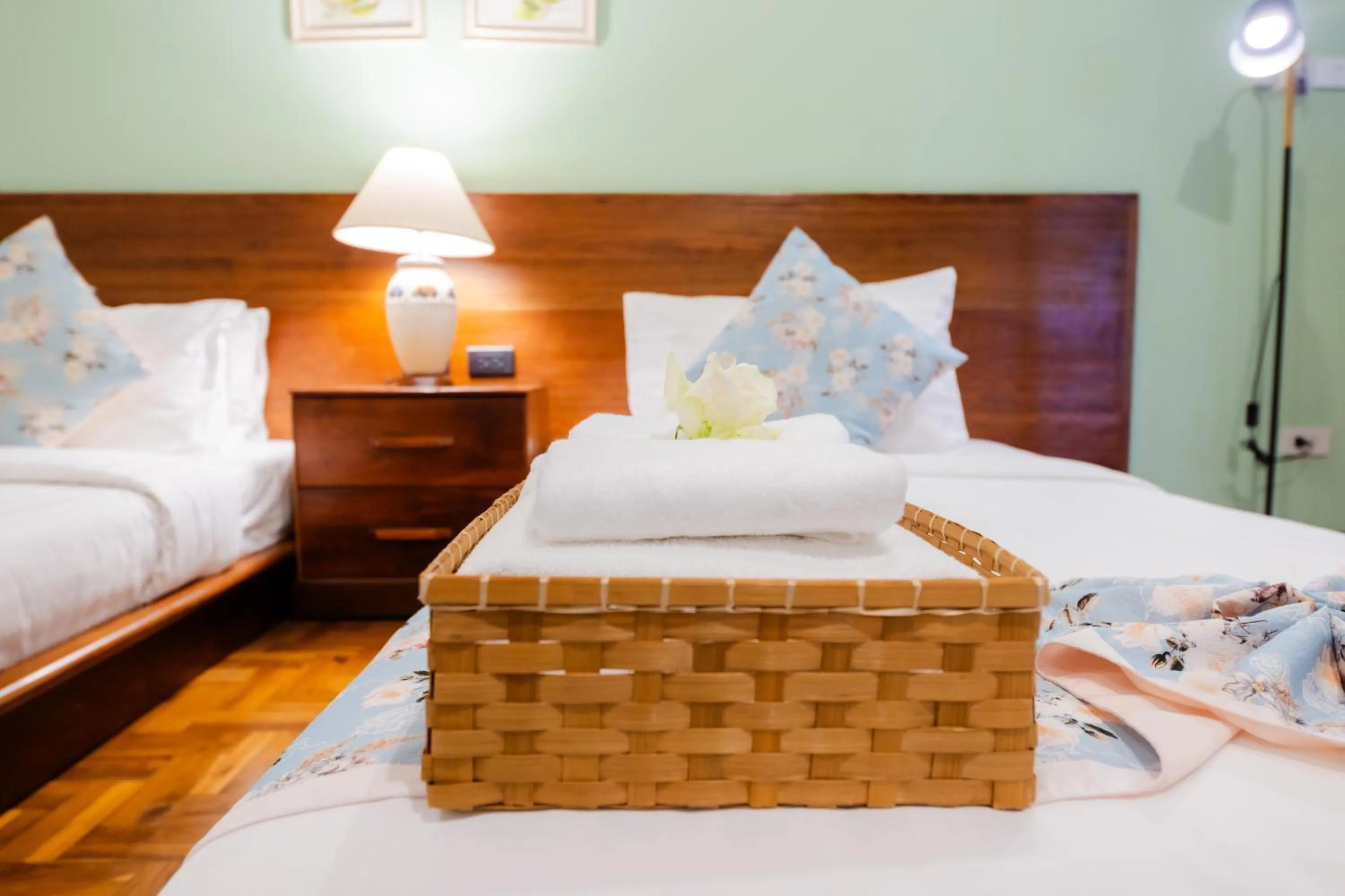 towels, Bed in Teewana Resort Chiang Mai