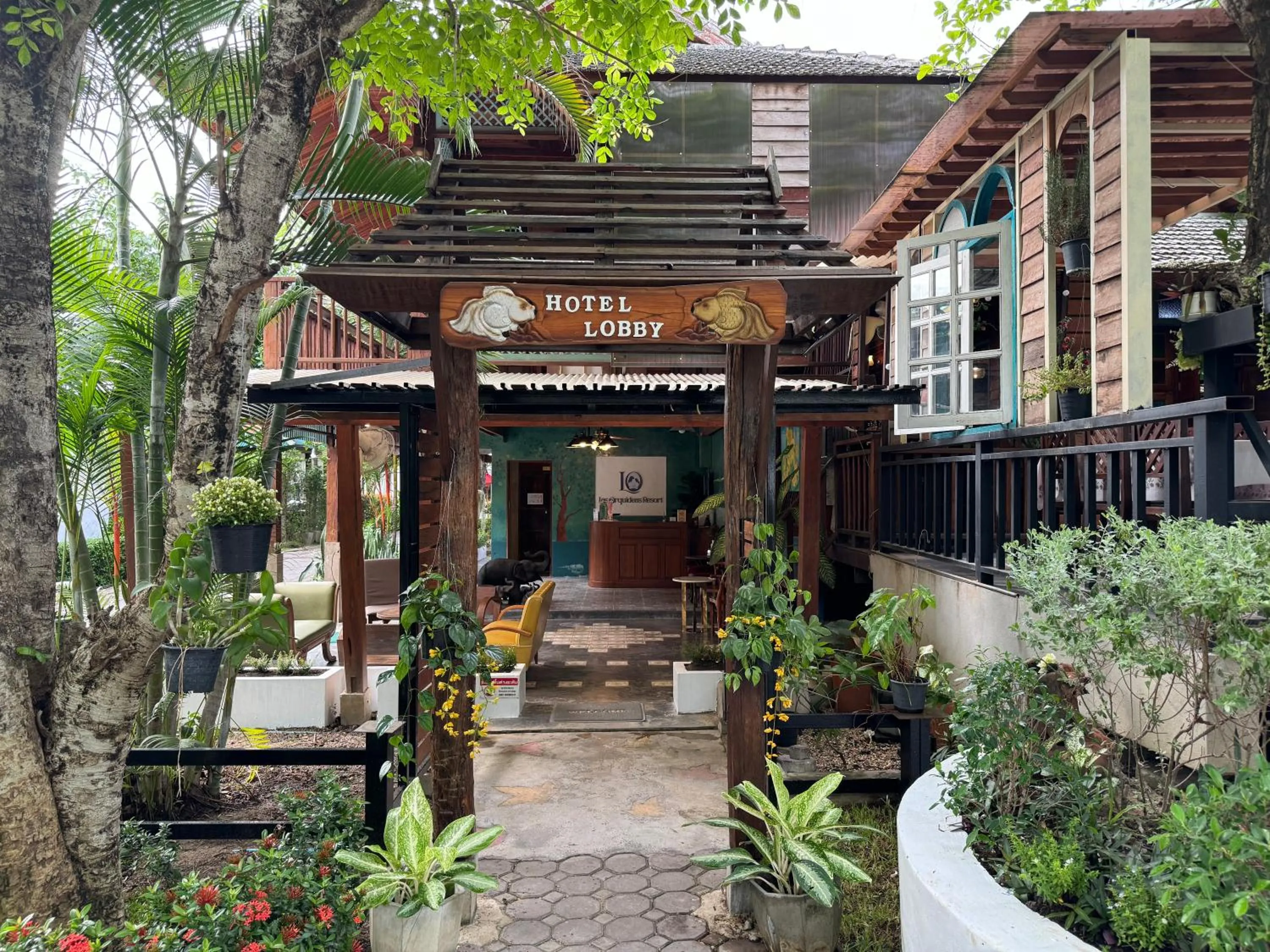 Lobby or reception in Chiang Mai Las Orquideas Resort