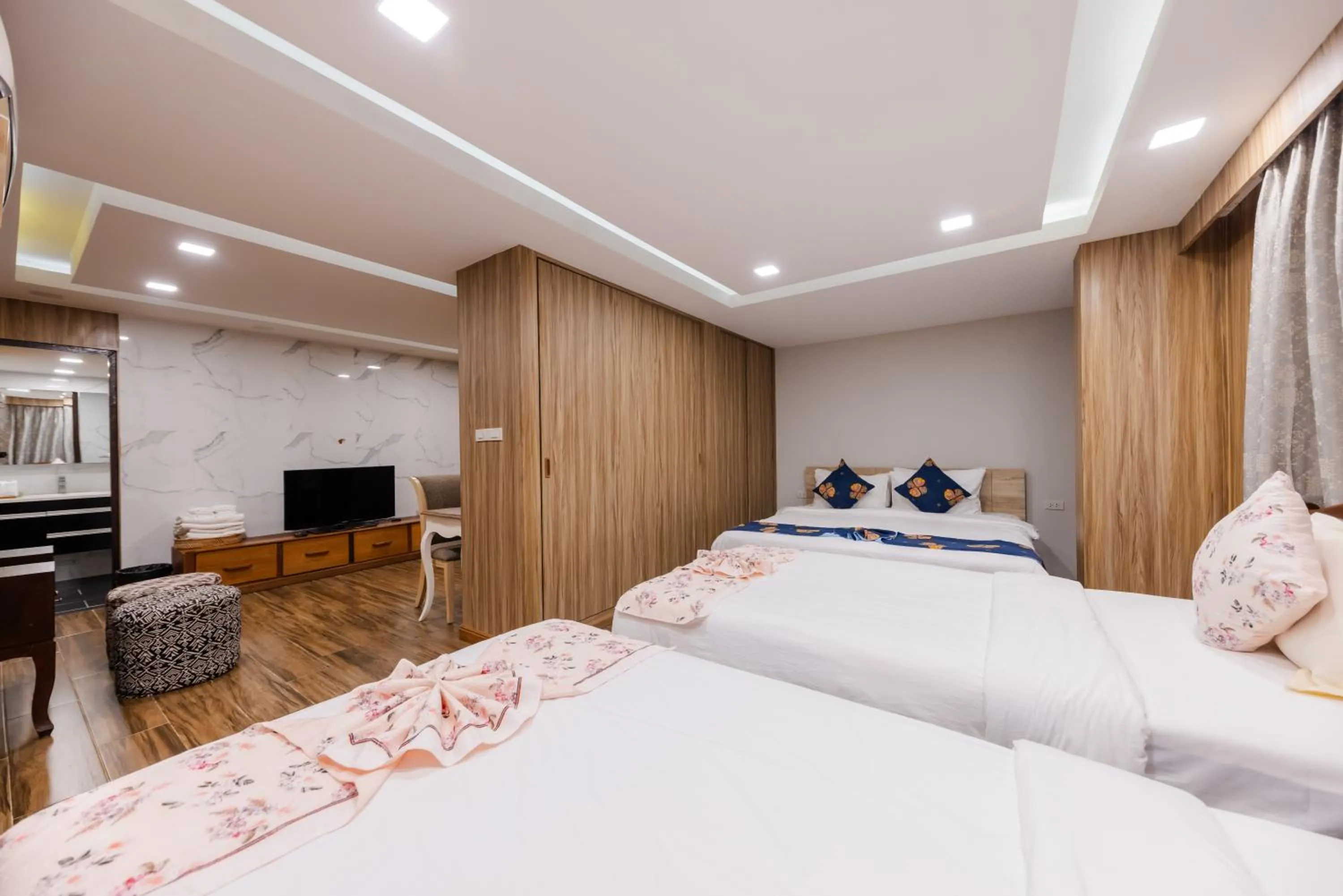 Photo of the whole room, Bed in Teewana Resort Chiang Mai