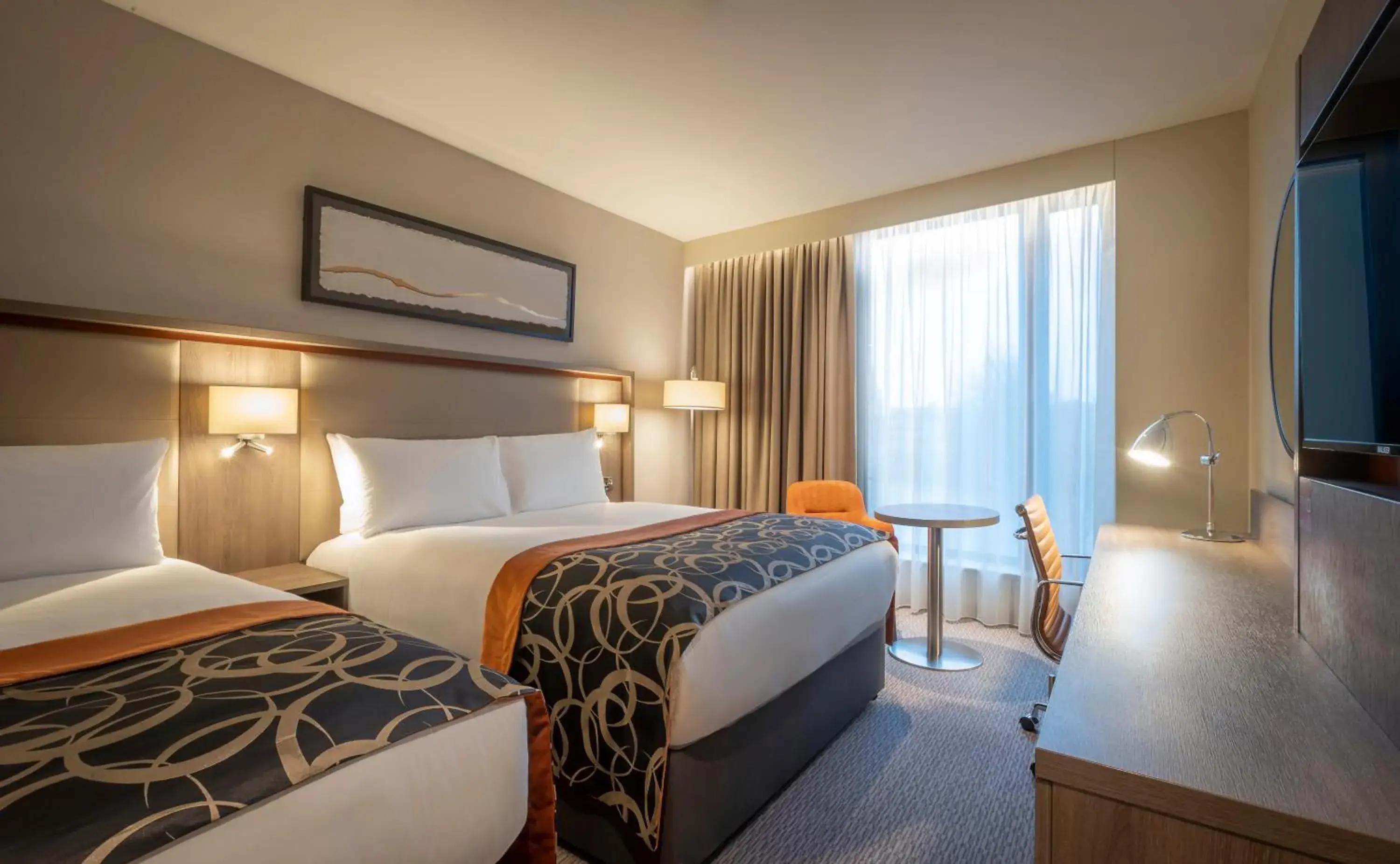 Bedroom, Bed in Clayton Hotel Glasgow City Bedroom, Bed in Clayton Hotel Glasgow City