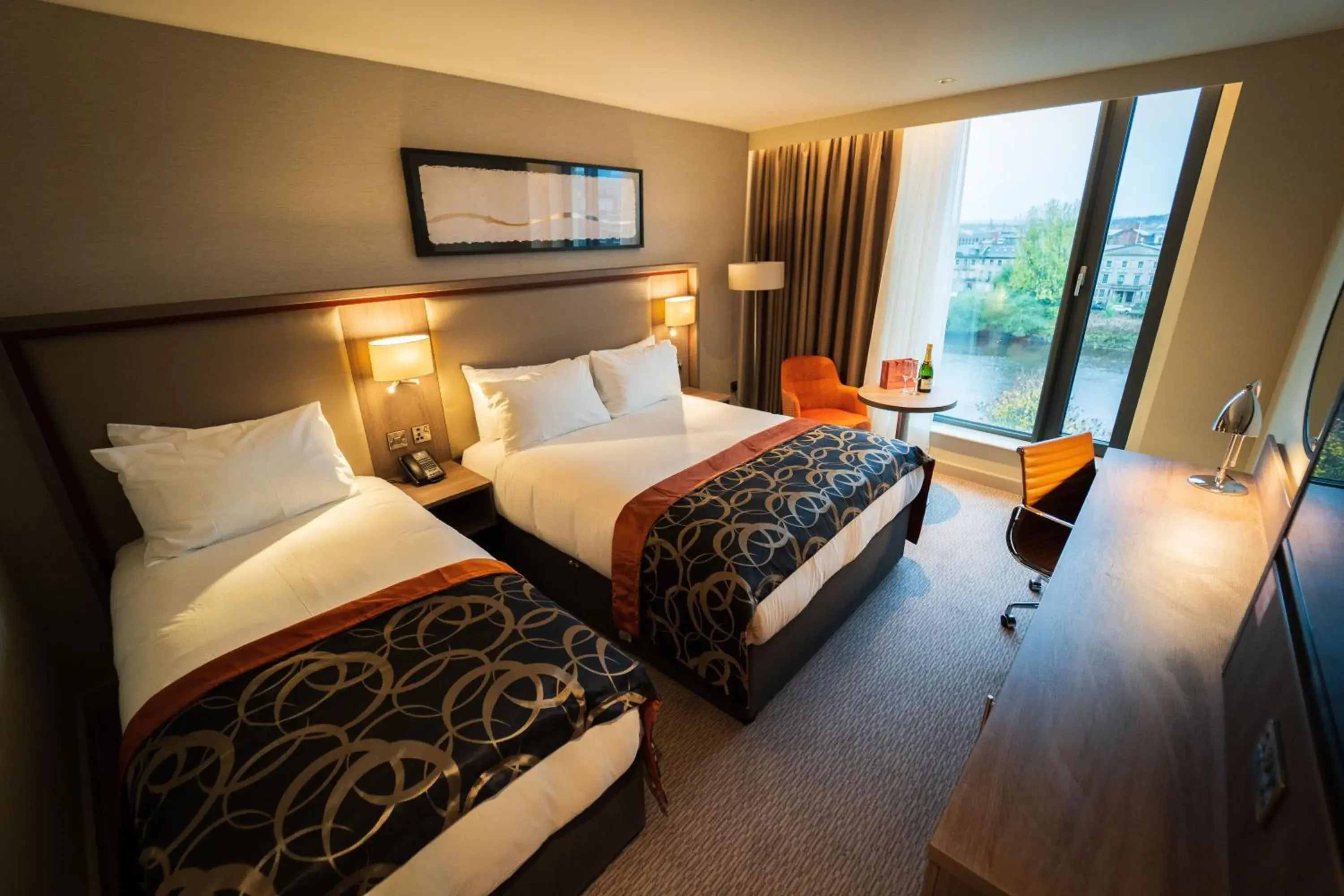 Bedroom, Bed in Clayton Hotel Glasgow City Bedroom, Bed in Clayton Hotel Glasgow City