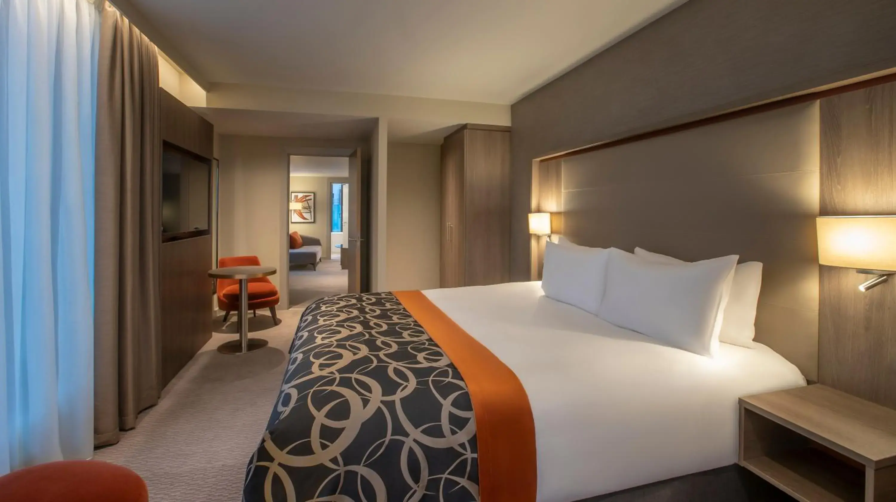 Bedroom, Bed in Clayton Hotel Glasgow City Bedroom, Bed in Clayton Hotel Glasgow City