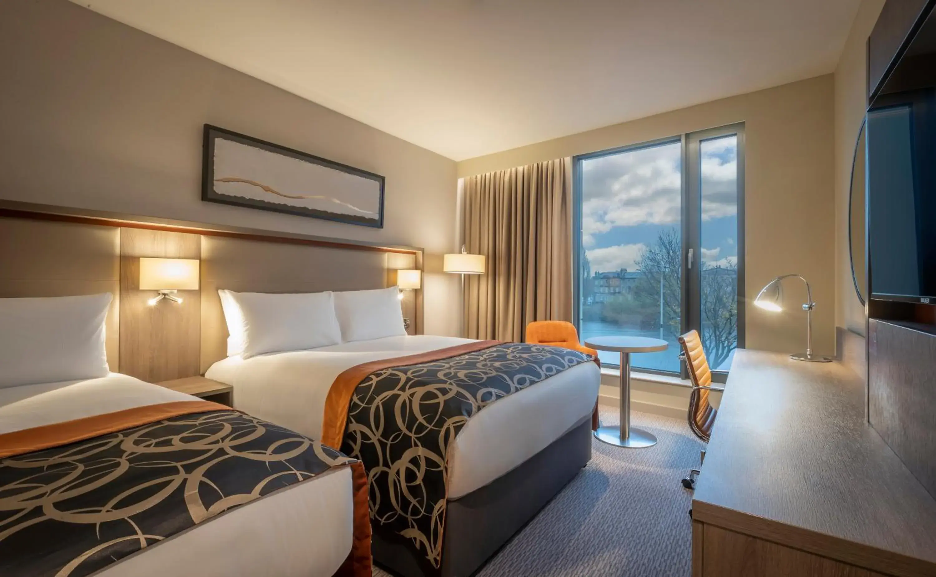 Bedroom, Bed in Clayton Hotel Glasgow City Bedroom, Bed in Clayton Hotel Glasgow City