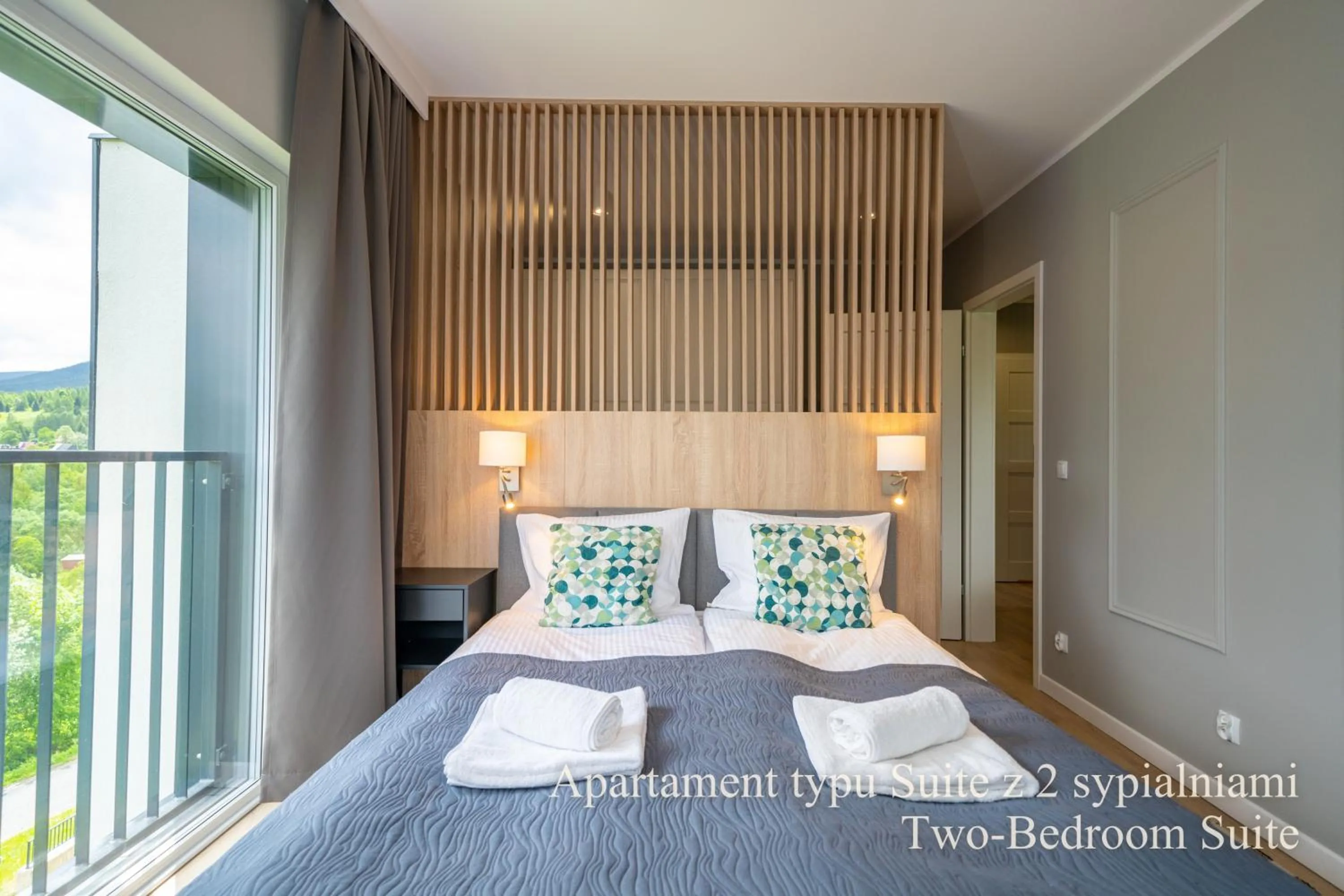 Bedroom, Bed in RentPlanet - Apartamenty IzerSKI Resort