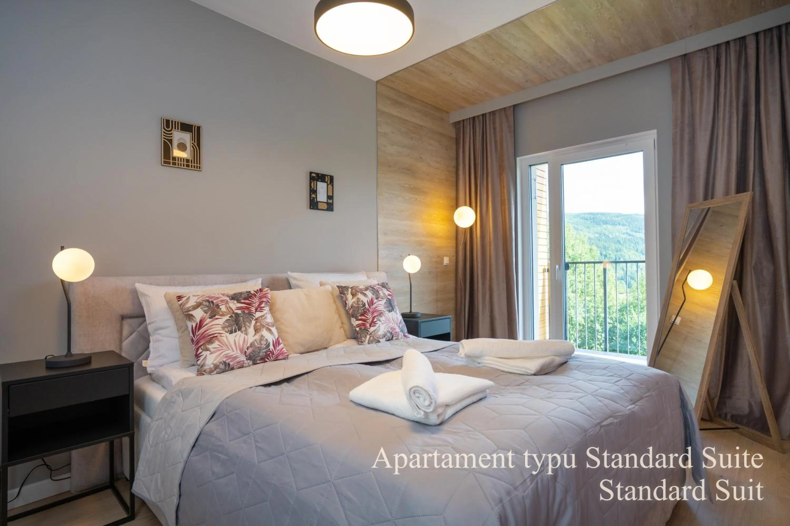 Bedroom, Bed in RentPlanet - Apartamenty IzerSKI Resort