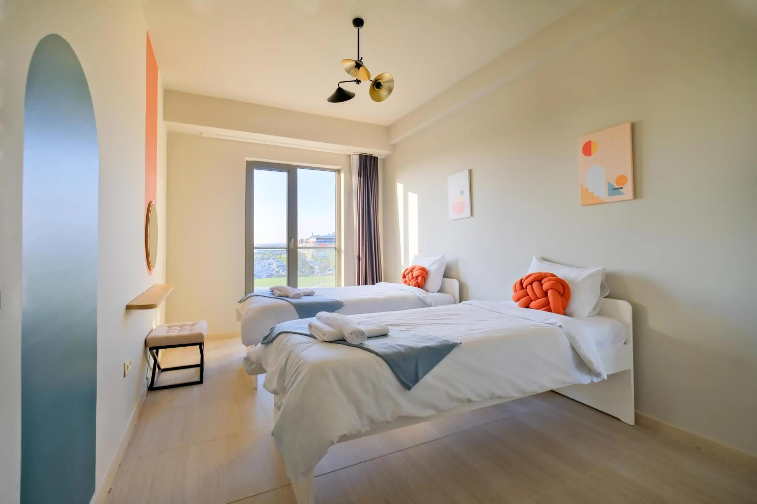 Bed in New Inn Hotel Cadde 54 Mall