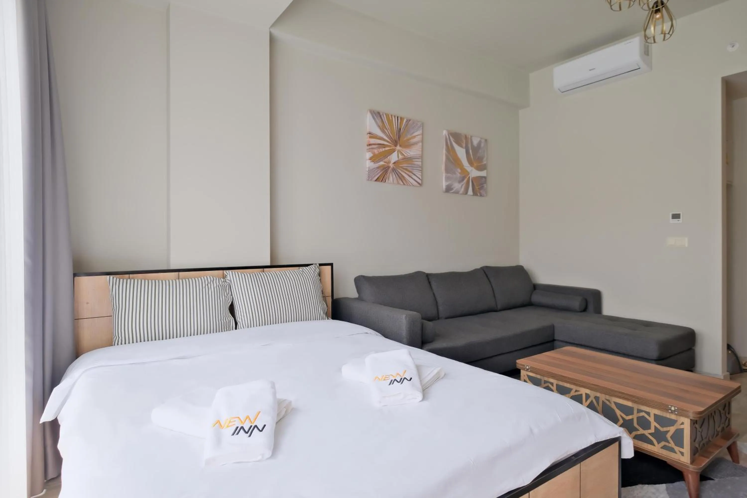 Bed in New Inn Hotel Cadde 54 Mall