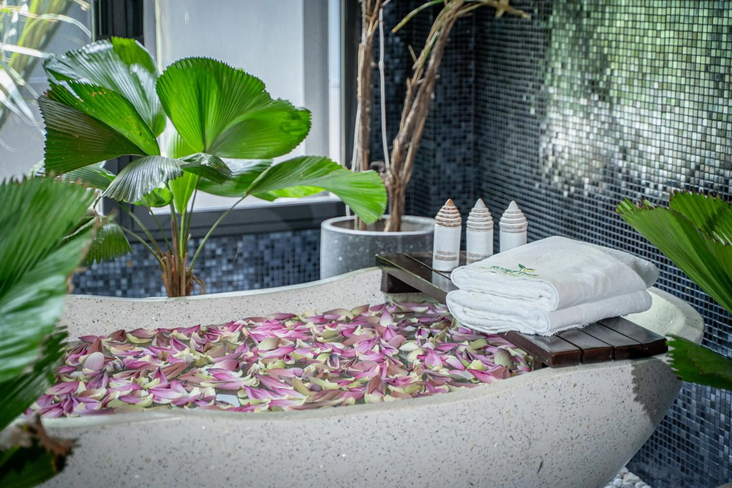 Bathroom in RiverTree Villa & Resort