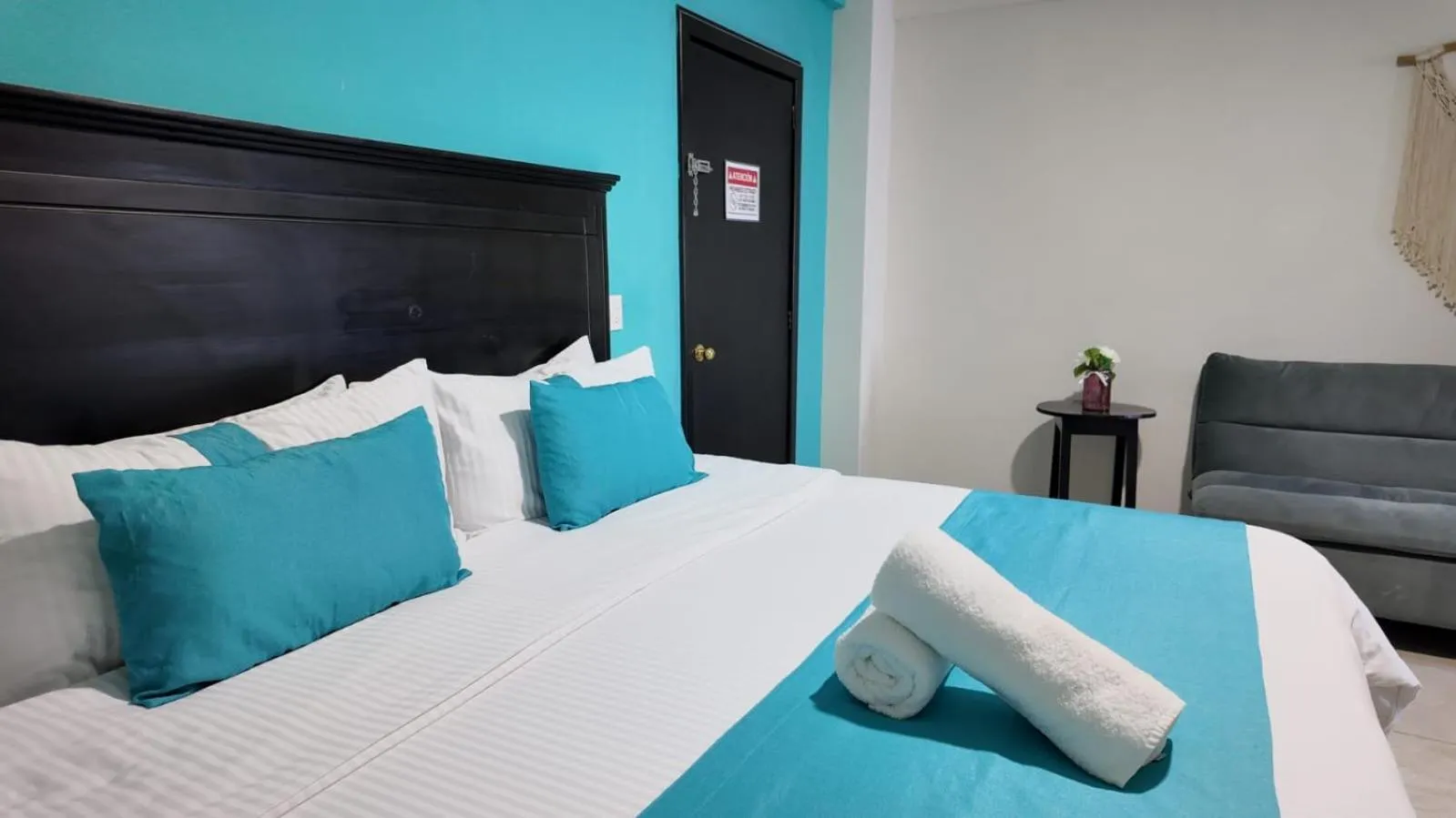 Bed in Hotel Tamtokow