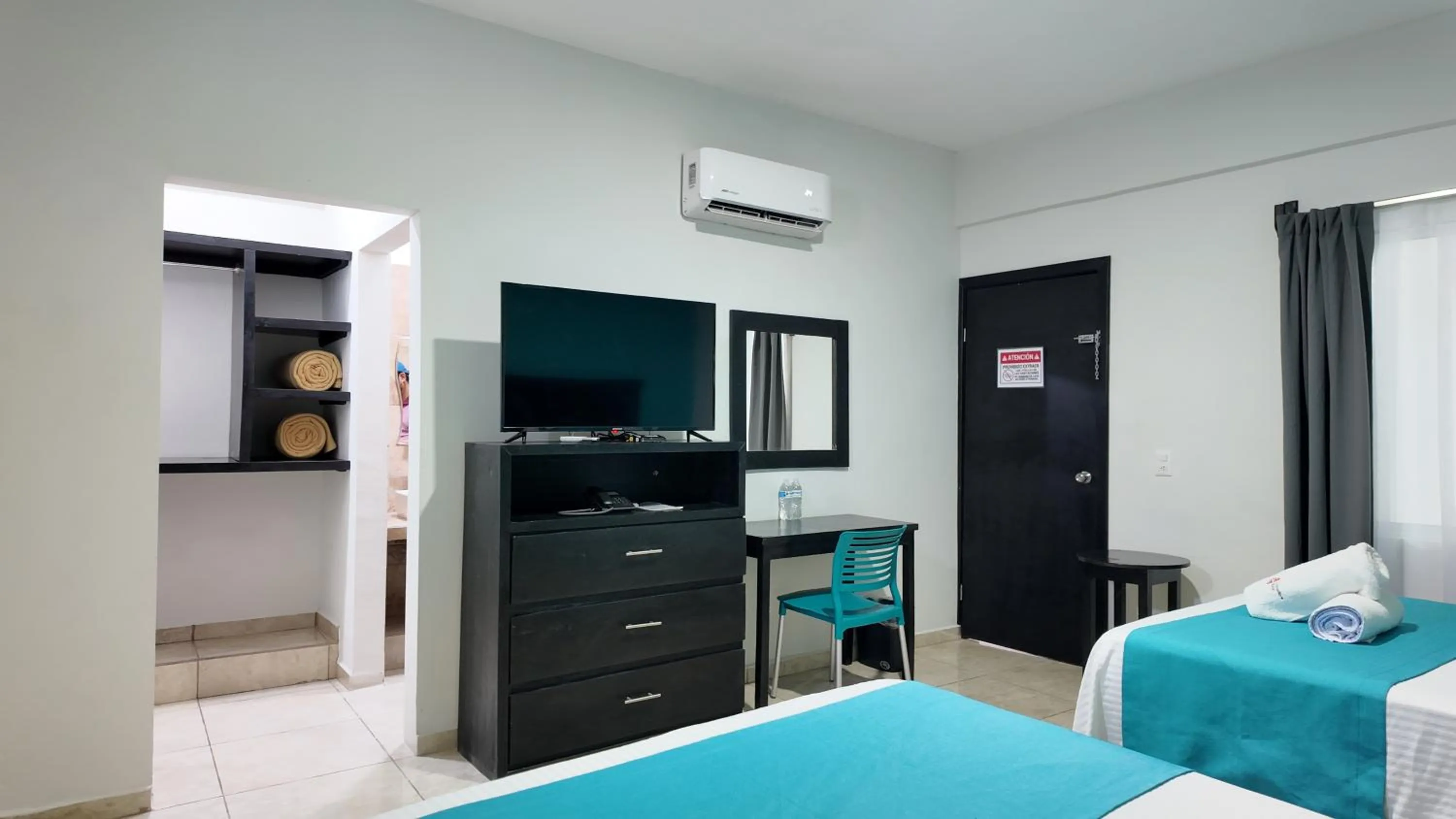 Bed in Hotel Tamtokow