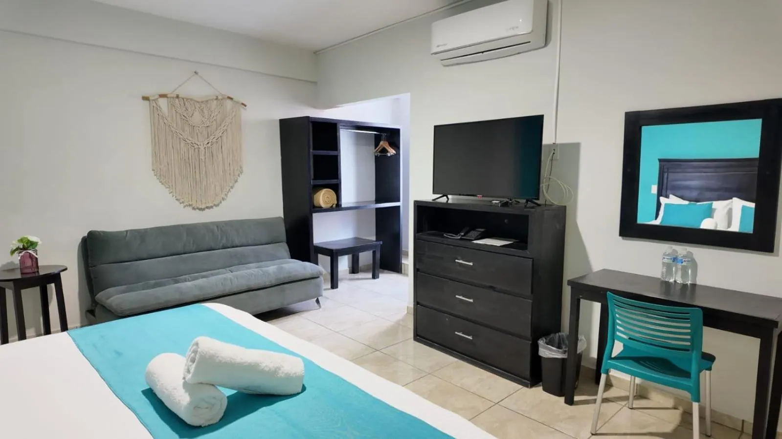 Bed in Hotel Tamtokow