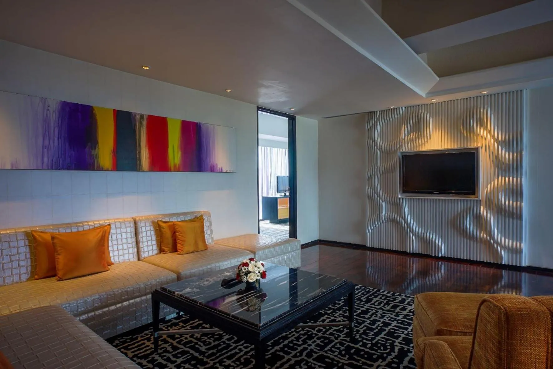 Living room in ARTOTEL TS Suites Surabaya