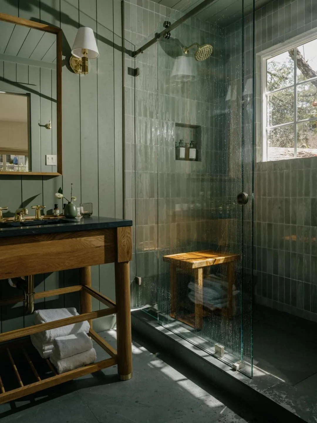 Shower in Dawn Ranch