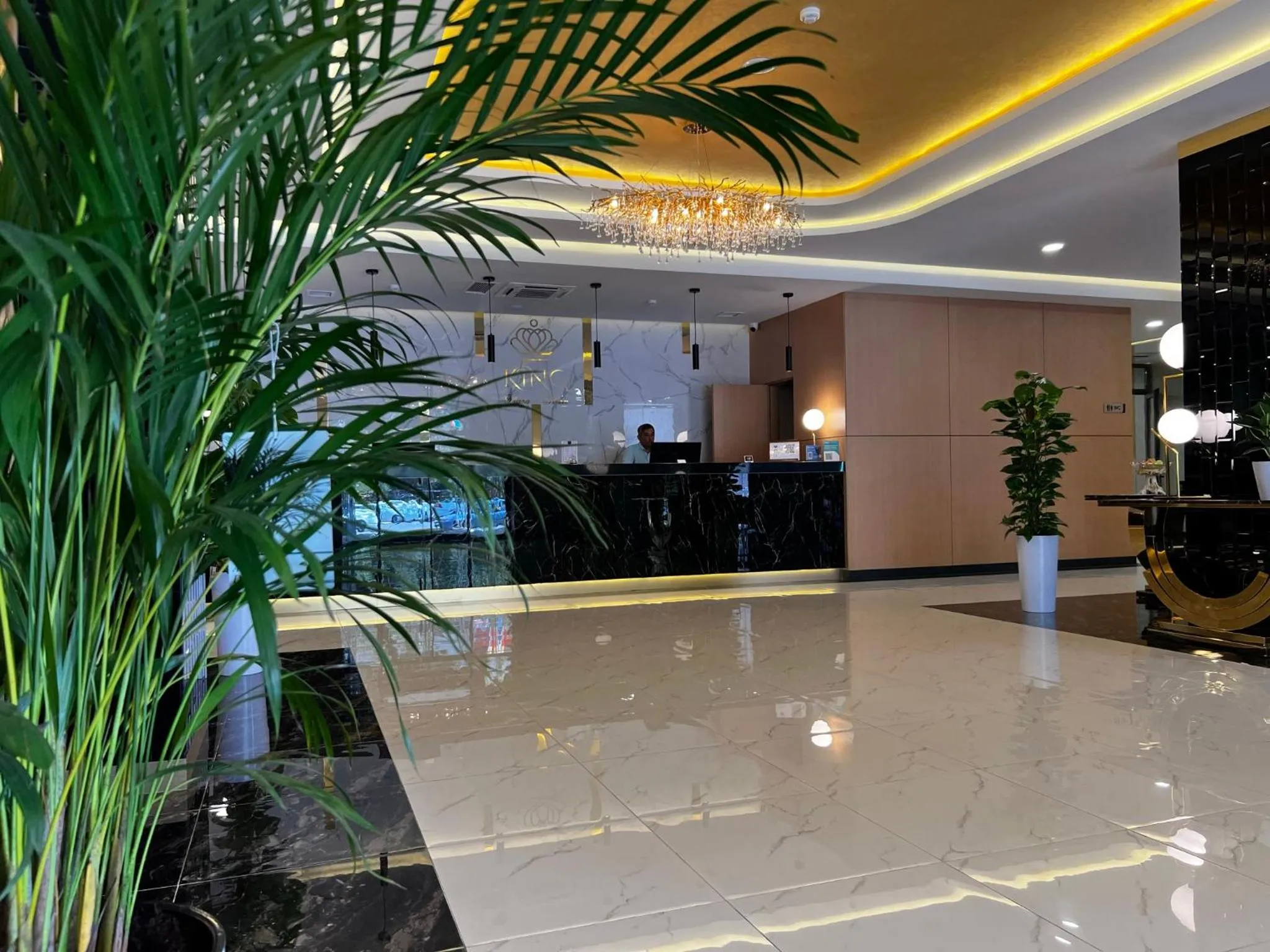 Lobby or reception in King Plaza Hotel