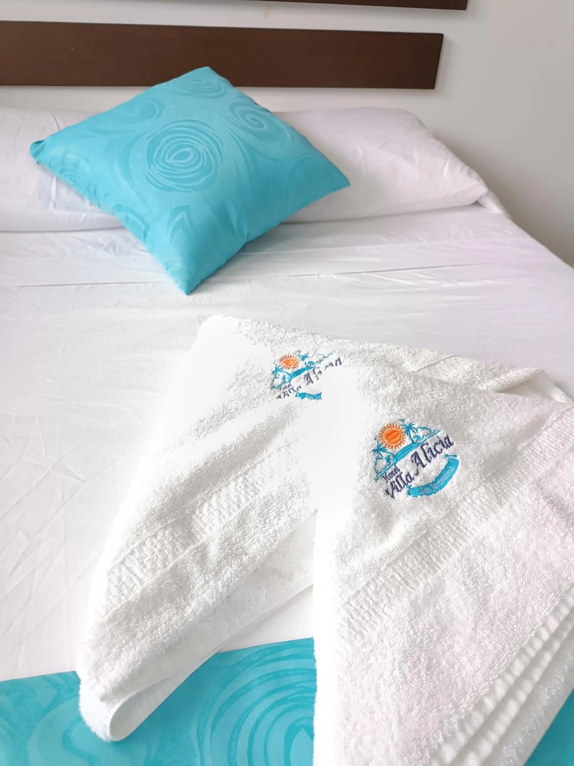 Bed in Hotel Villa Alicia