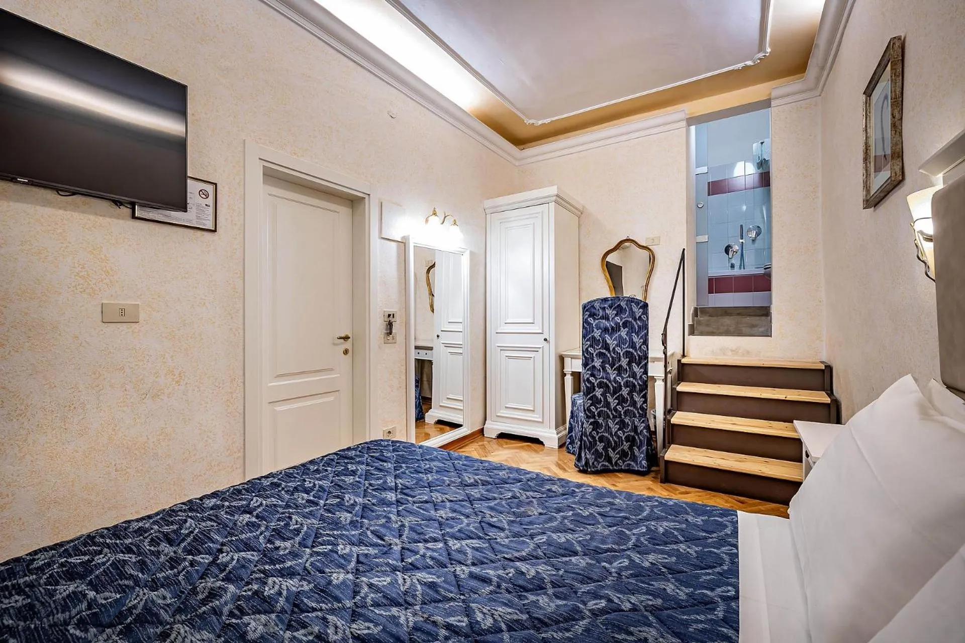 Bed in Hotel Alessandra