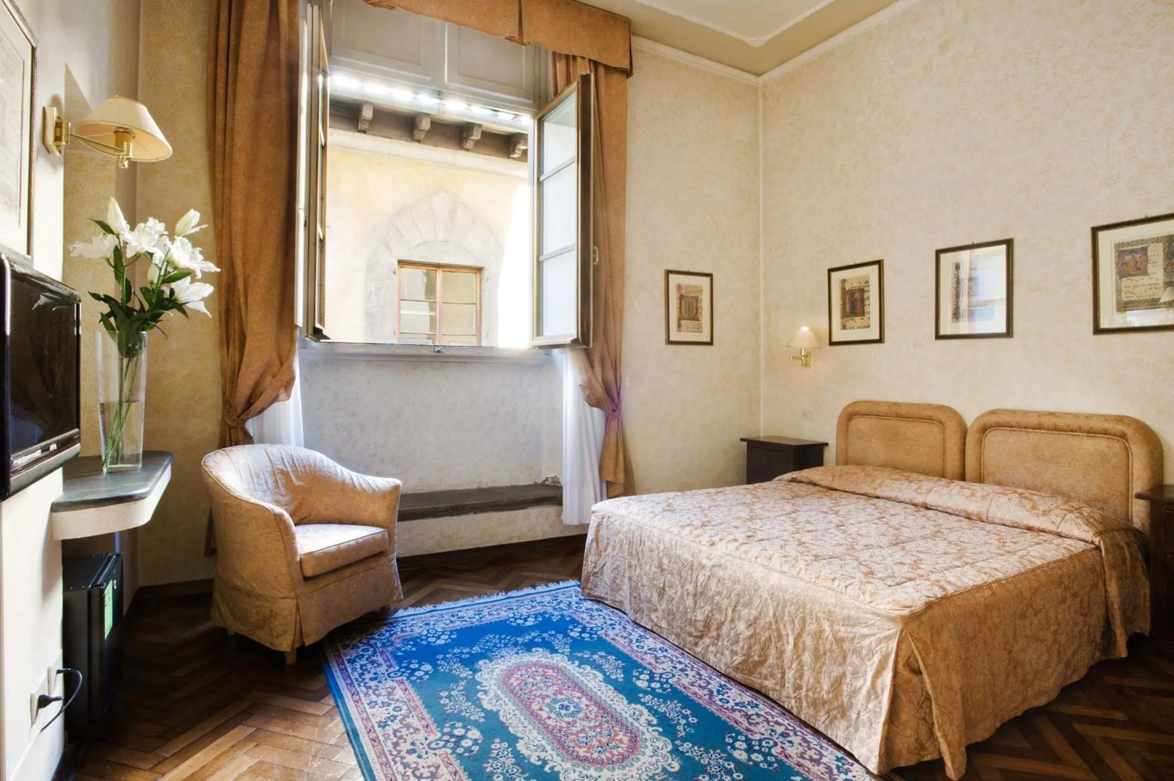 Bed in Hotel Alessandra